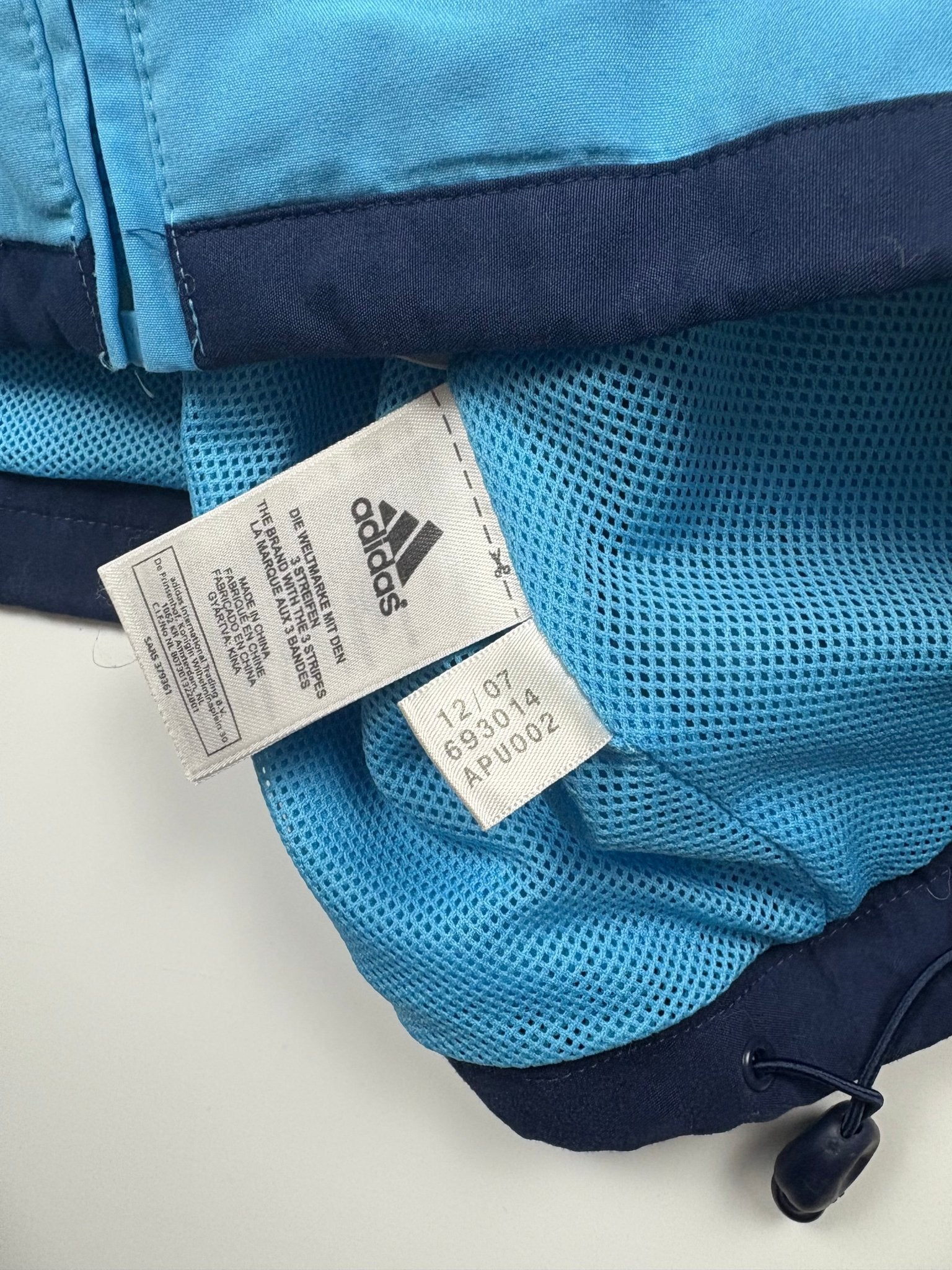 Adidas Olympique Marseille Vintage Tracksuit – Navy/Hellblau (L) - PKeyVintage