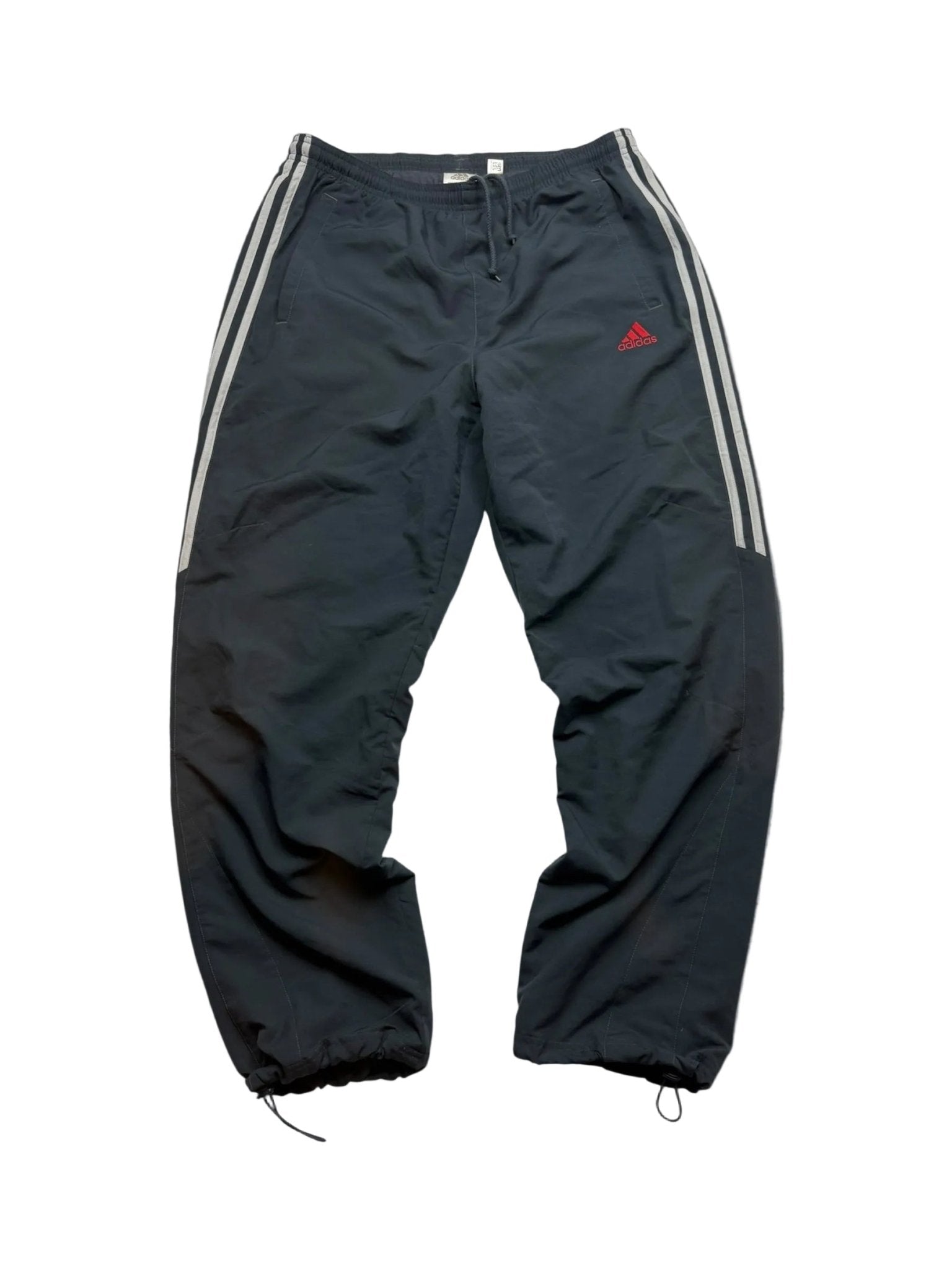 Adidas Open-Leg Vintage Trackpants Dunkelgrau L Frontansicht