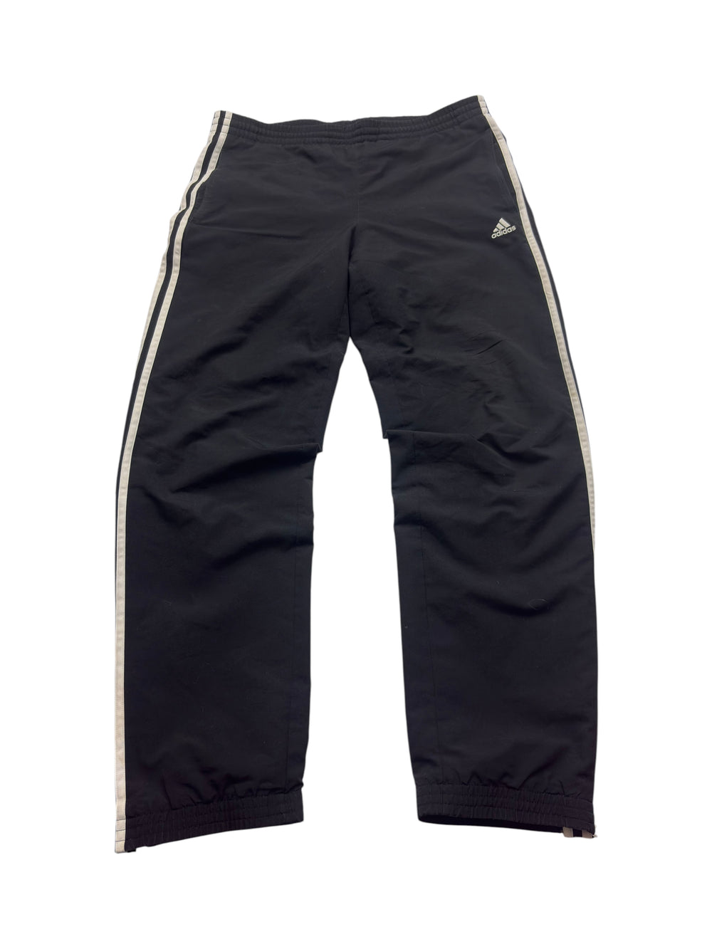 Schwarze Adidas Performance Vintage Trackpants in Größe S, Vorderansicht