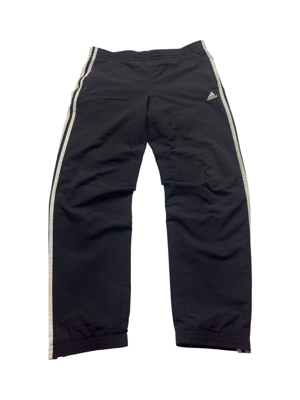 Schwarze Adidas Performance Vintage Trackpants in Größe S, Vorderansicht