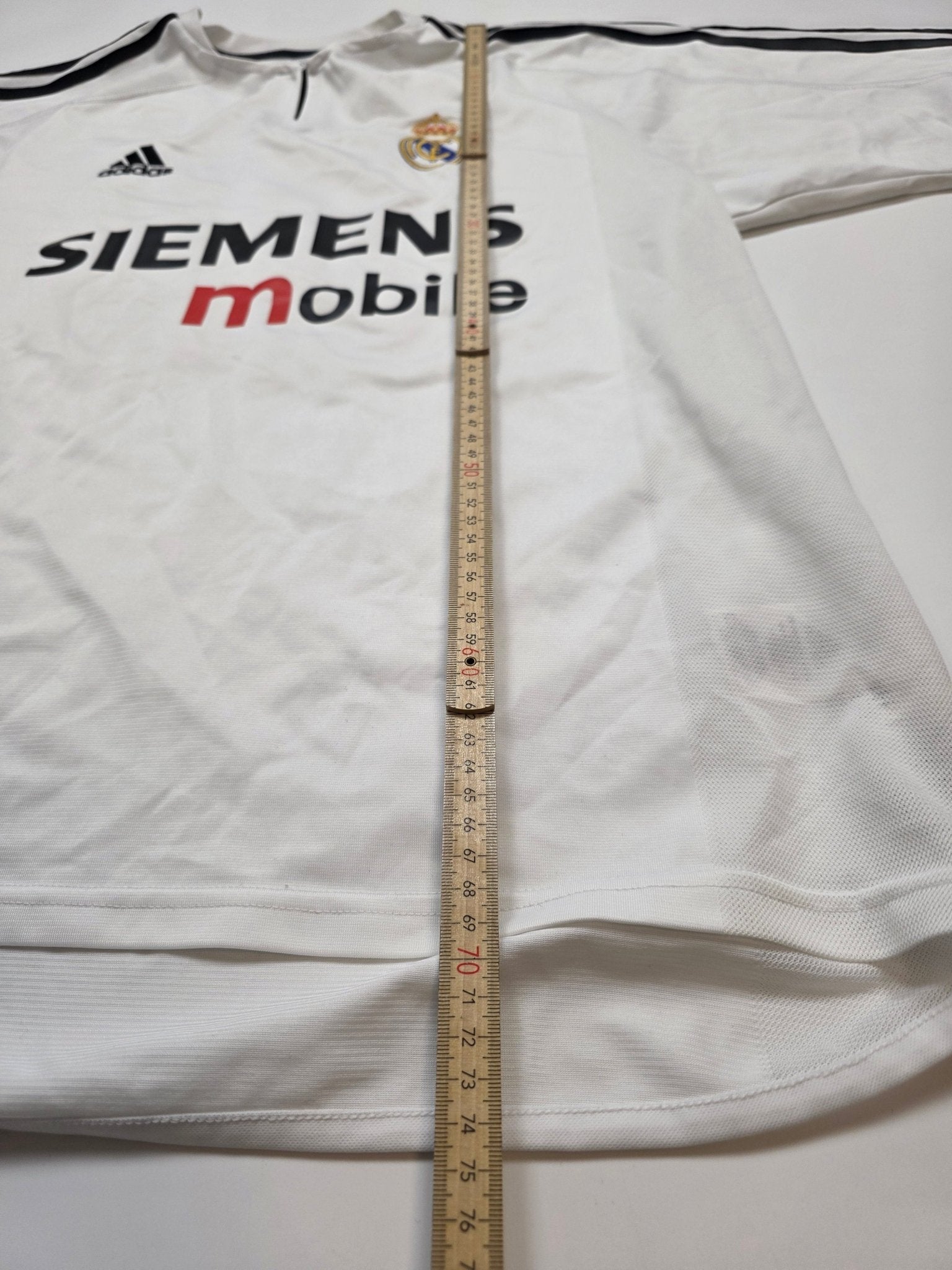 Adidas Real Madrid 23 Beckham Trikot 2003 - Weiß (L) - PKeyVintage