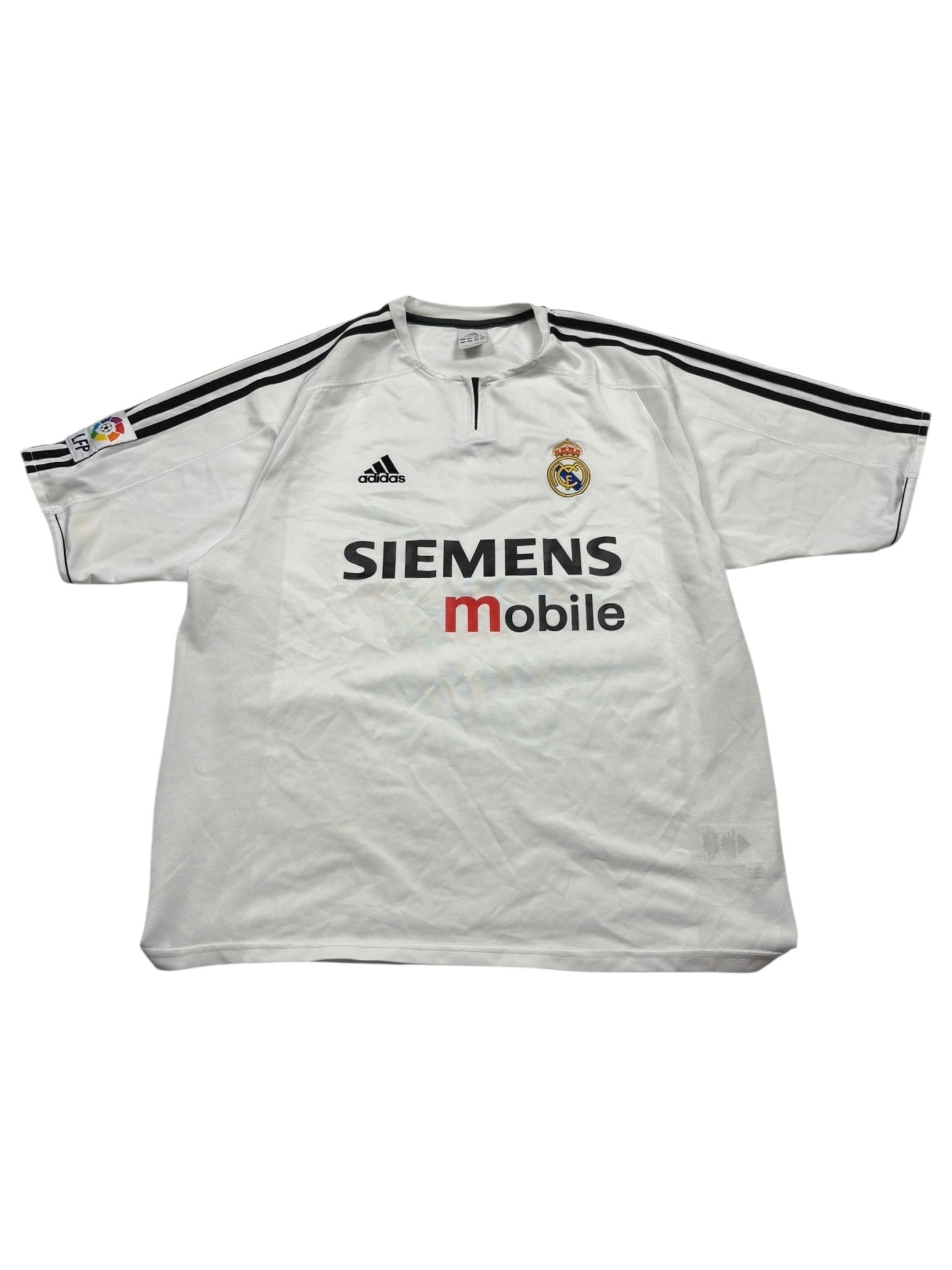 Adidas Real Madrid 23 Beckham Trikot 2003 - Weiß (L) - PKeyVintage