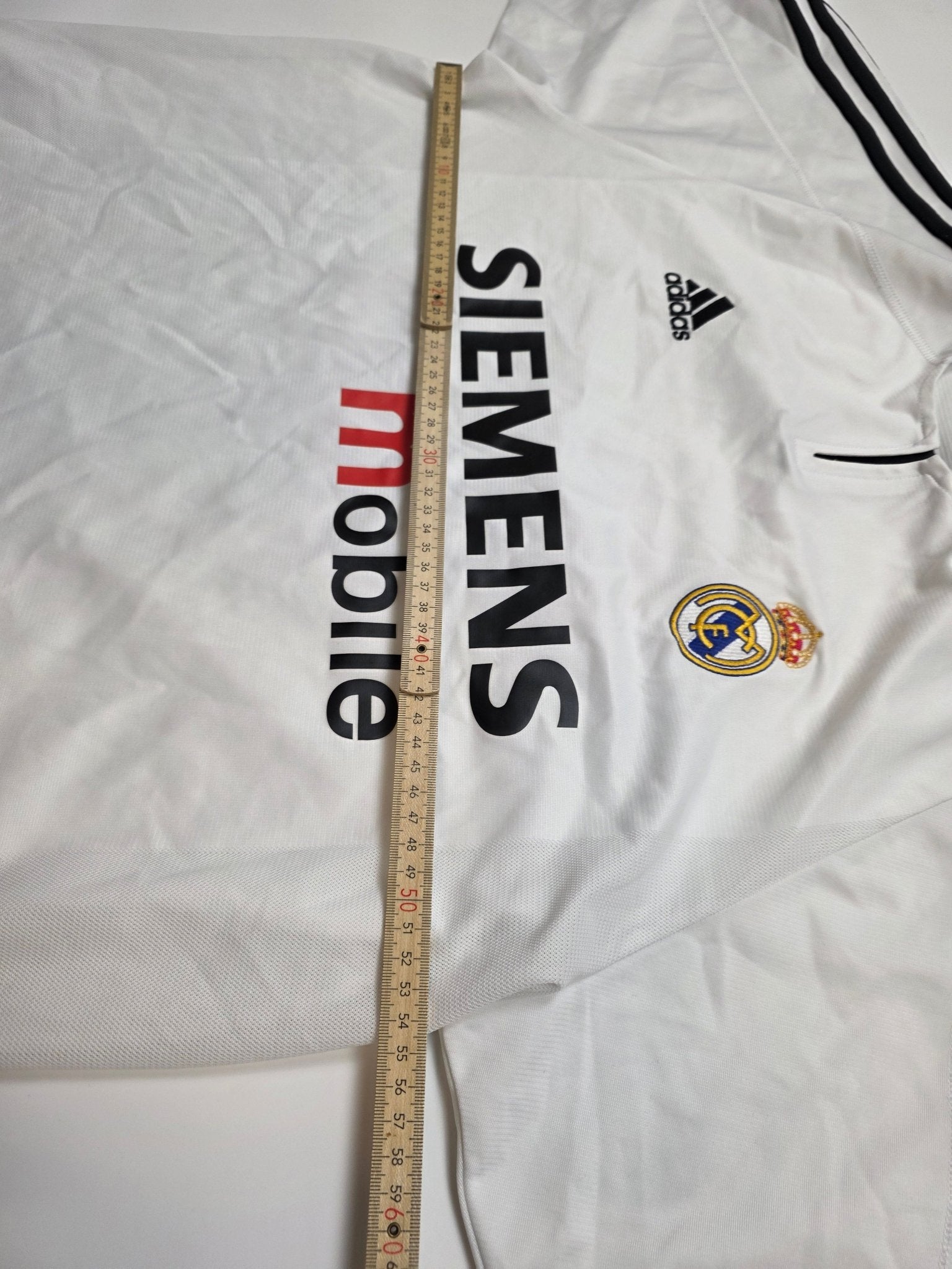 Adidas Real Madrid 23 Beckham Trikot 2003 - Weiß (L) - PKeyVintage
