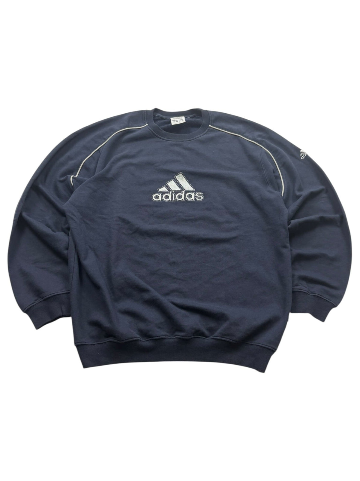 Adidas Frontlogo Y2K Vintage Sweater – Navy