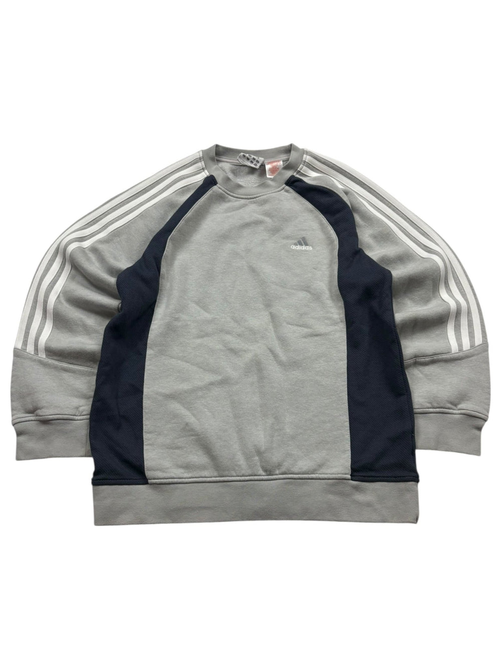 Adidas Sweater - Grau/Schwarz (S) - PKeyVintage