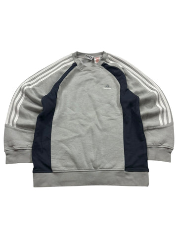 Adidas Sweater - Grau/Schwarz (S) - PKeyVintage
