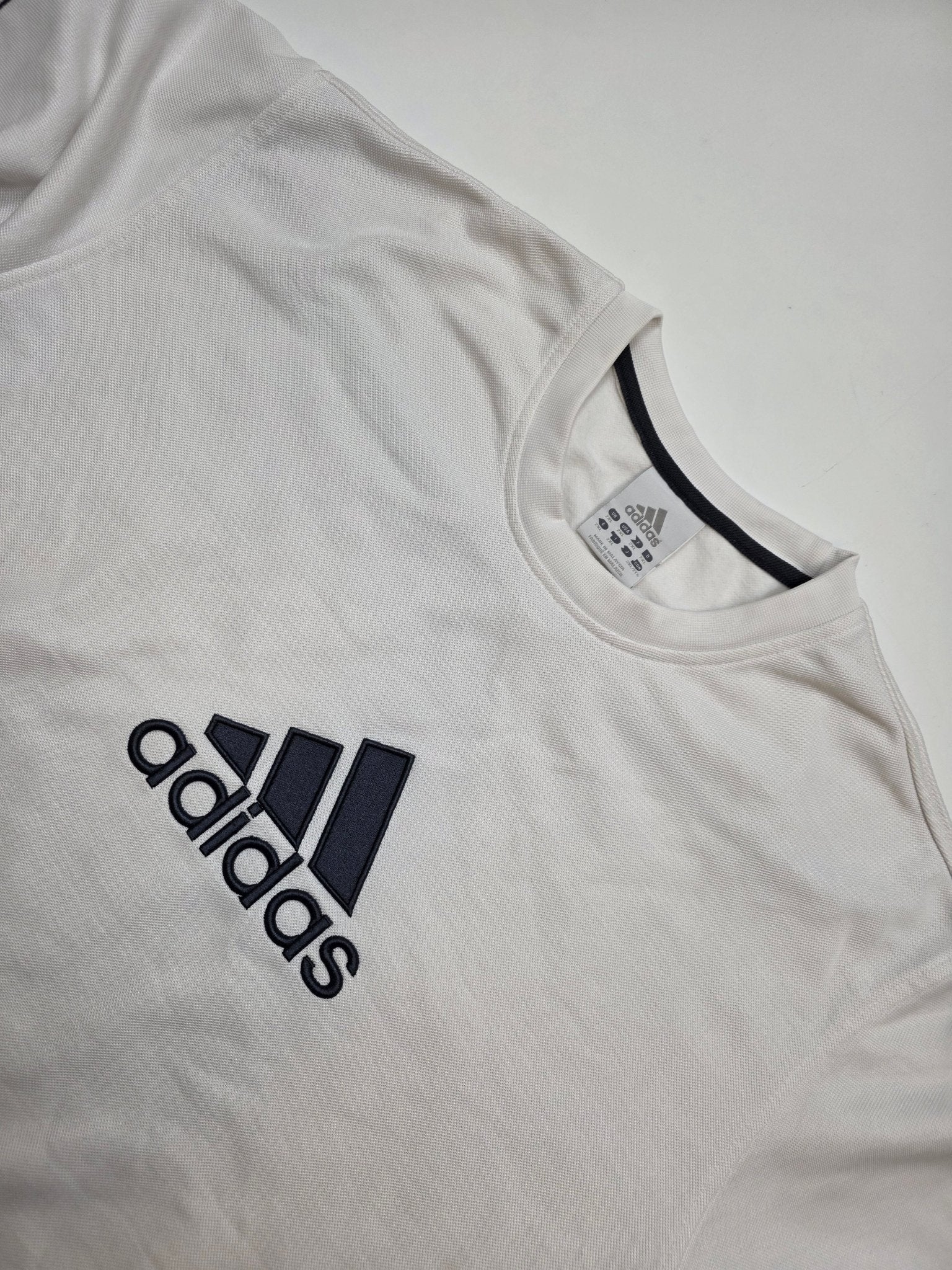 Adidas Sweater - Offwhite/Schwarz (2XL) - PKeyVintage