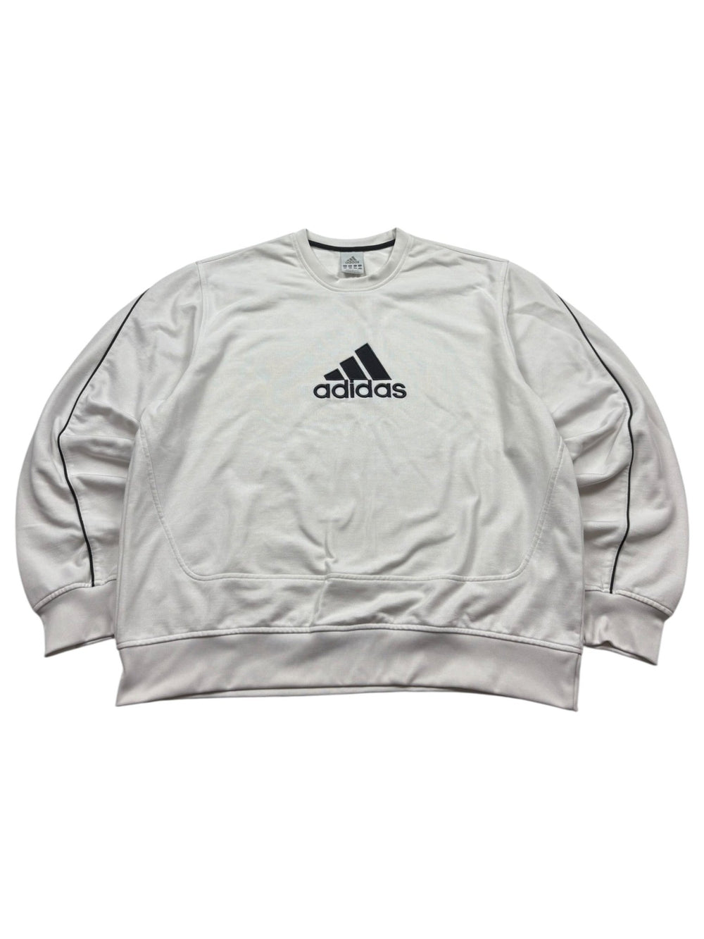 Adidas Sweater - Offwhite/Schwarz (2XL) - PKeyVintage