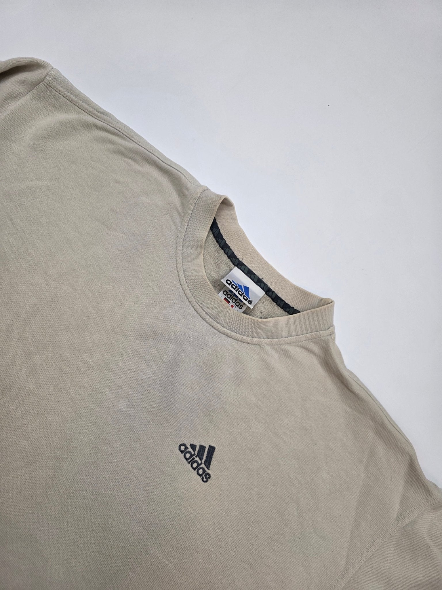 Adidas Sweatshirt - Hellgrau (M) - PKeyVintage