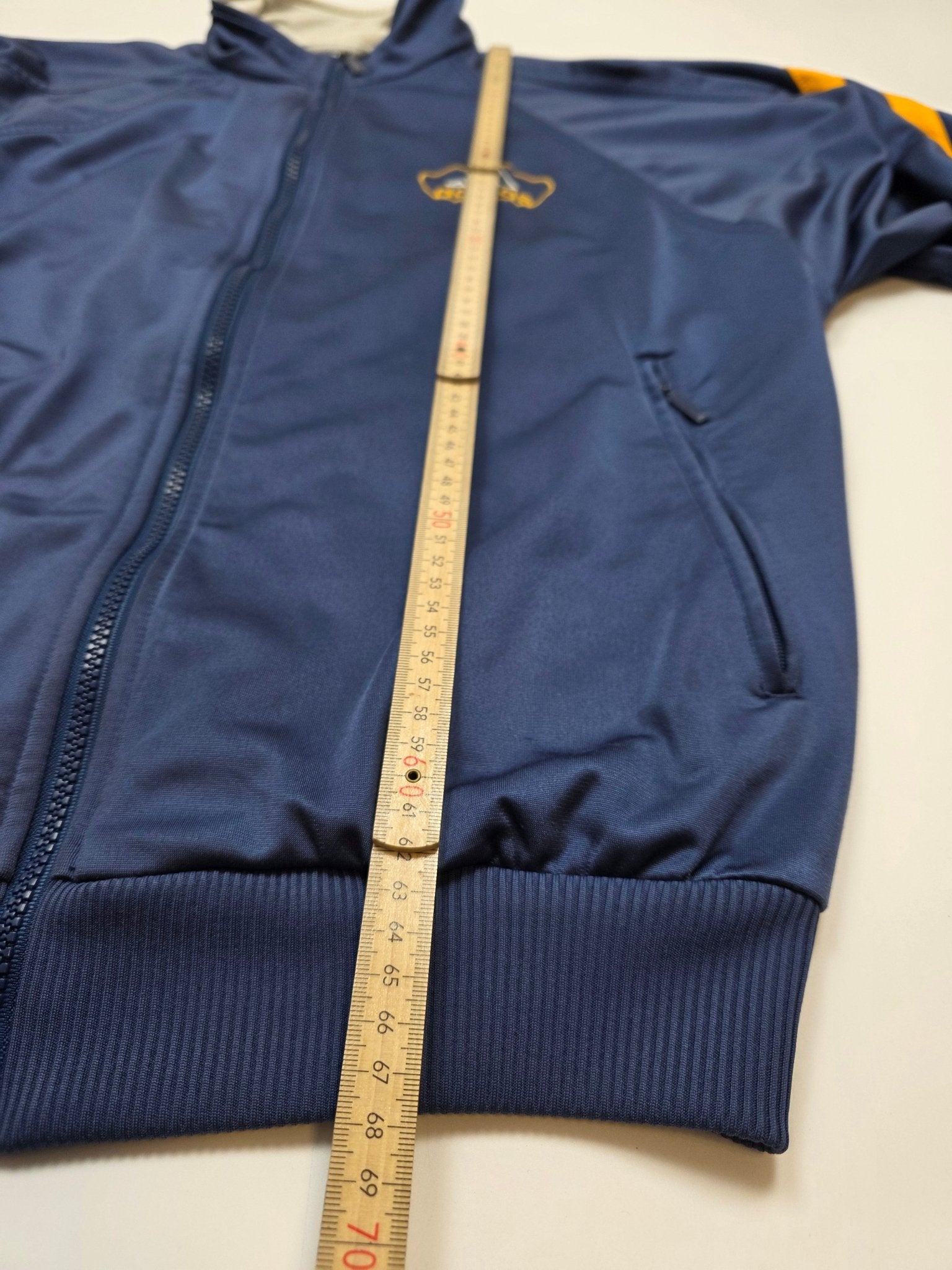 Adidas Trackjacke - Navy/Orange (L) - PKeyVintage