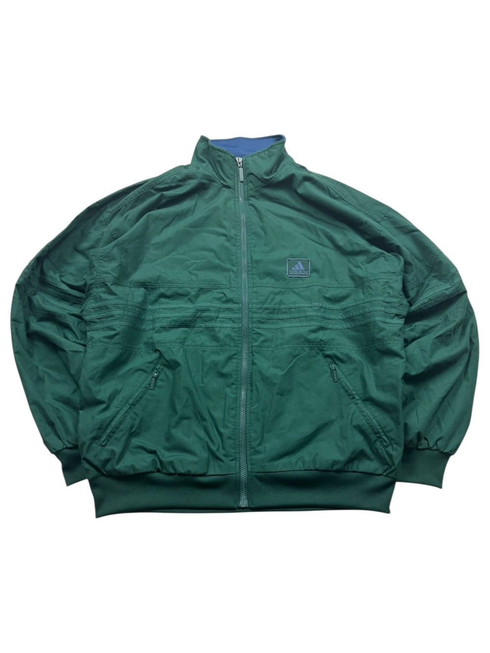 Adidas Trackjacket - Dunkelgrün (L) - PKeyVintage