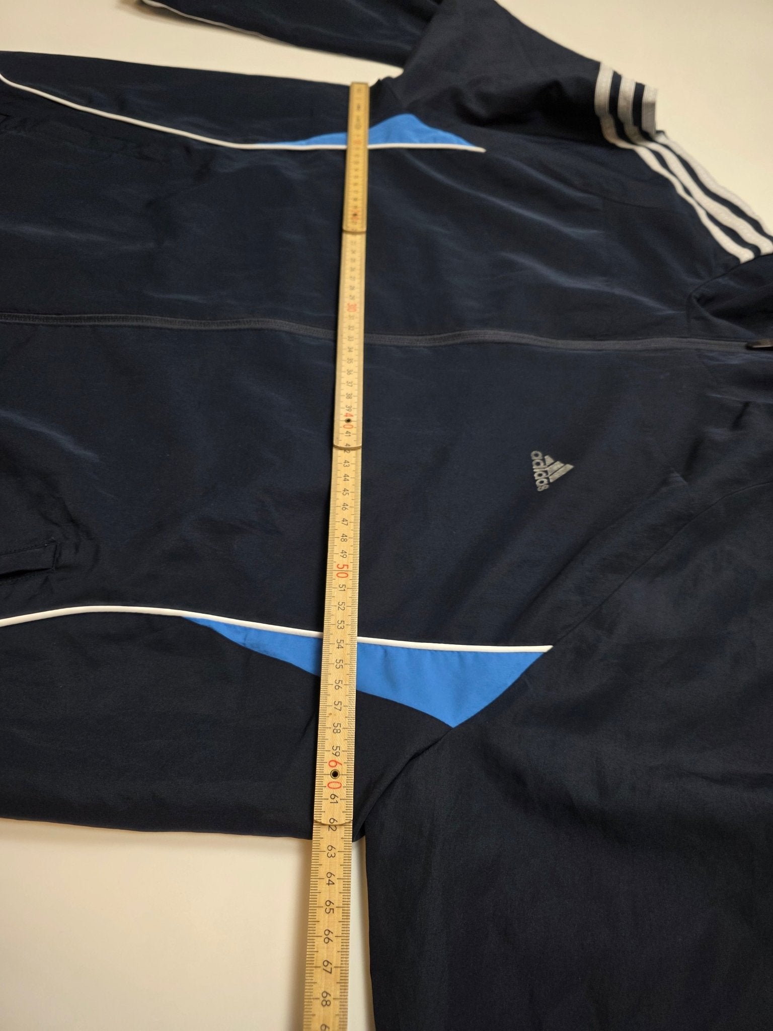 Adidas Trackjacket - Navy/Blau/Hellgrau (XL) - PKeyVintage