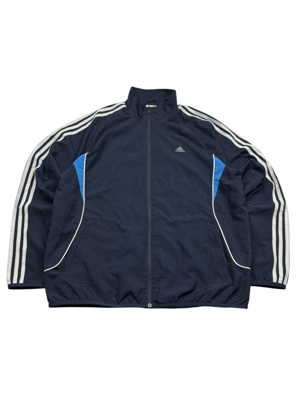 Adidas Trackjacket - Navy/Blau/Hellgrau (XL) - PKeyVintage