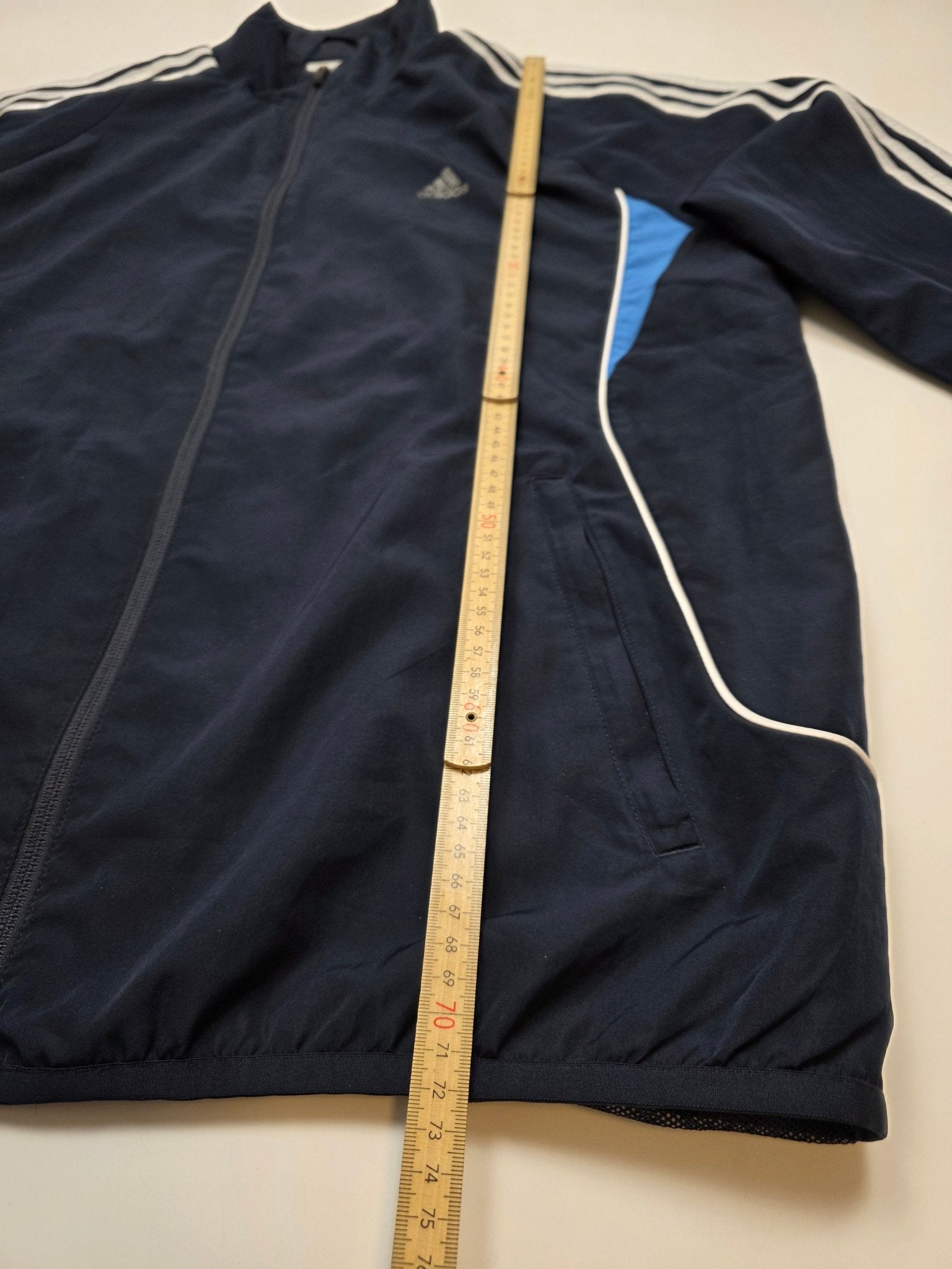 Adidas Trackjacket - Navy/Blau/Hellgrau (XL) - PKeyVintage