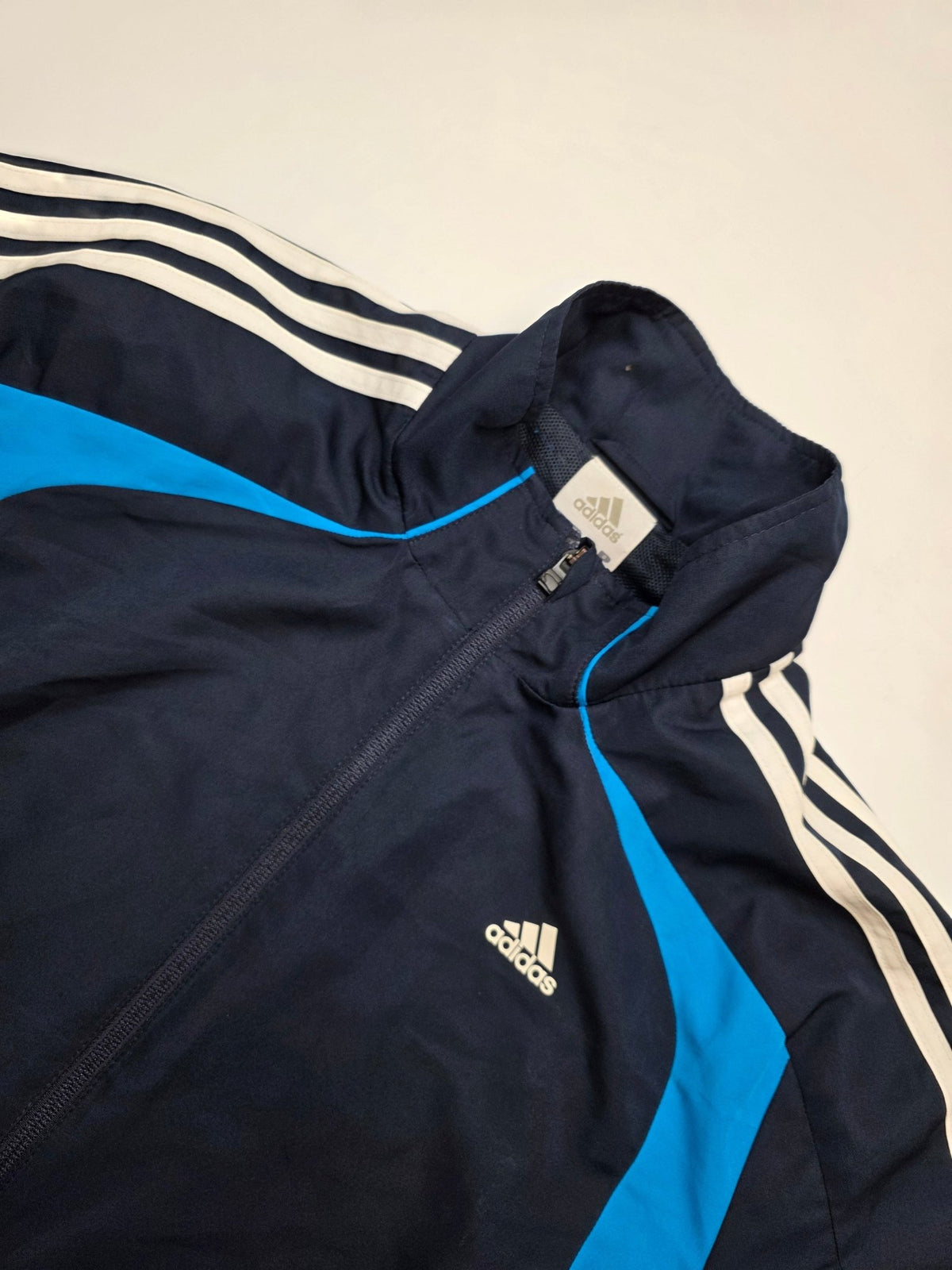 Adidas Trackjacket - Navy/Blau/Offwhite (L) - PKeyVintage