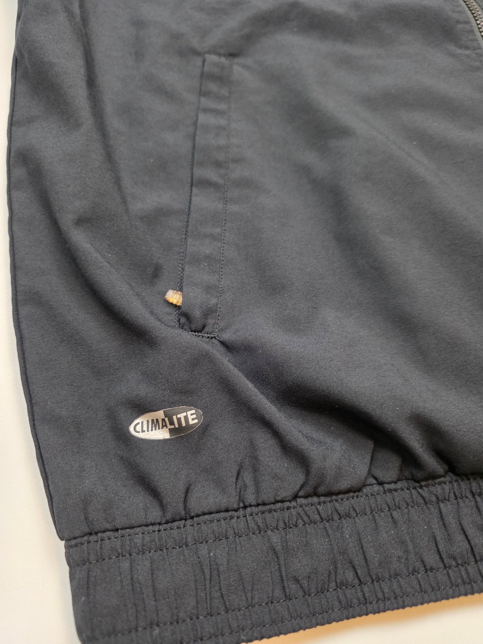 Adidas Trackjacket - Schwarz/Grau/Gelb (L) - PKeyVintage
