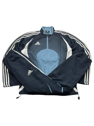 Adidas Tracksuit - Navy/Hellblau/Weiß (S) - PKeyVintage