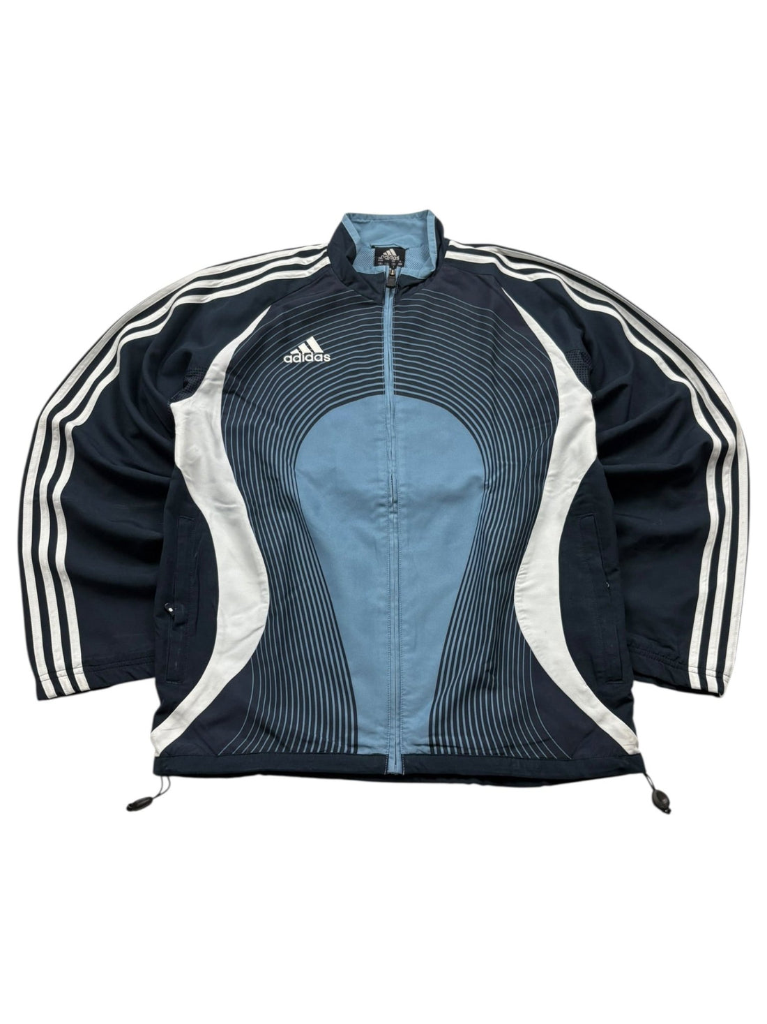 Adidas Tracksuit - Navy/Hellblau/Weiß (S) - PKeyVintage