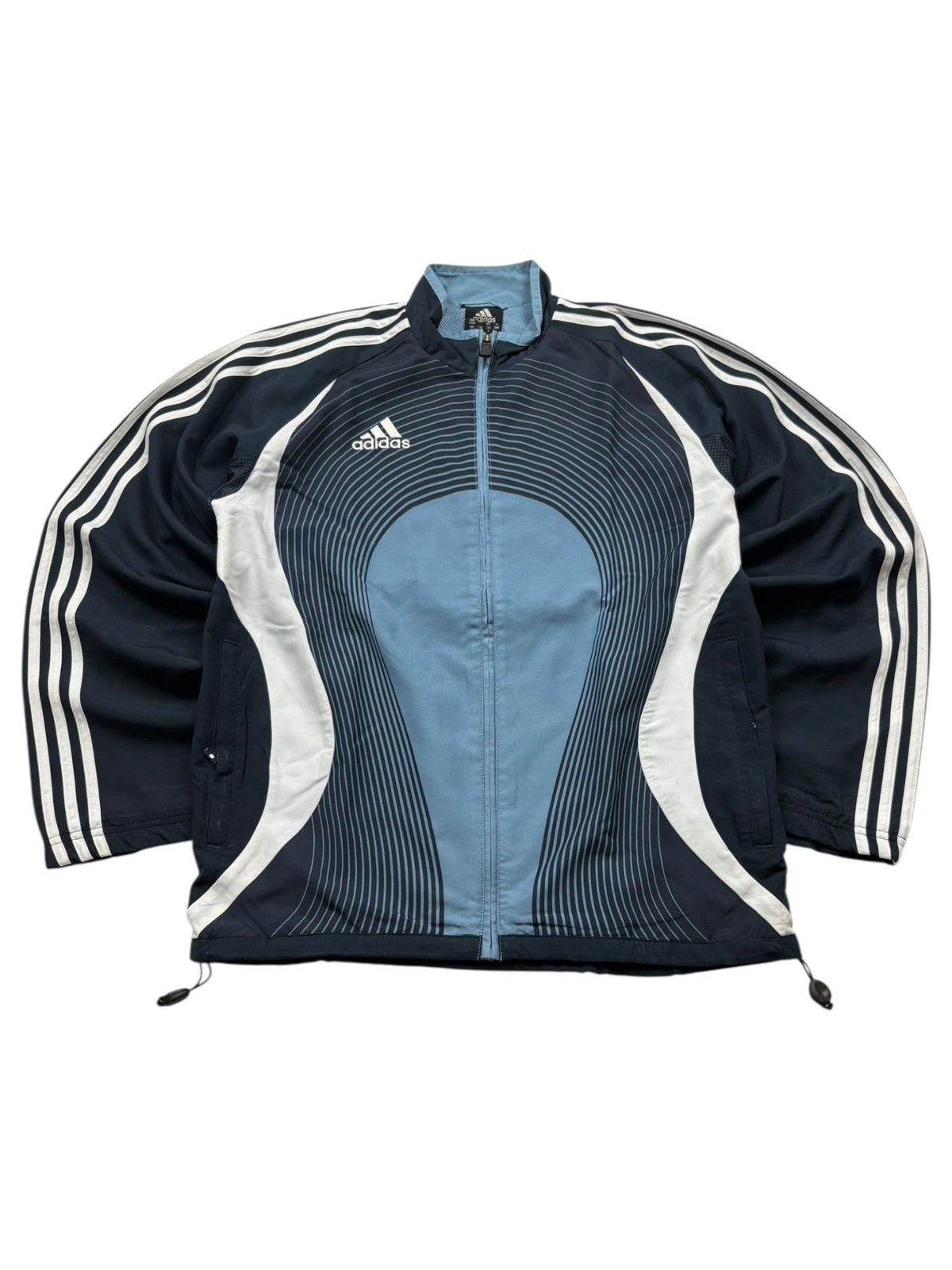 Adidas Tracksuit - Navy/Hellblau/Weiß (S) - PKeyVintage