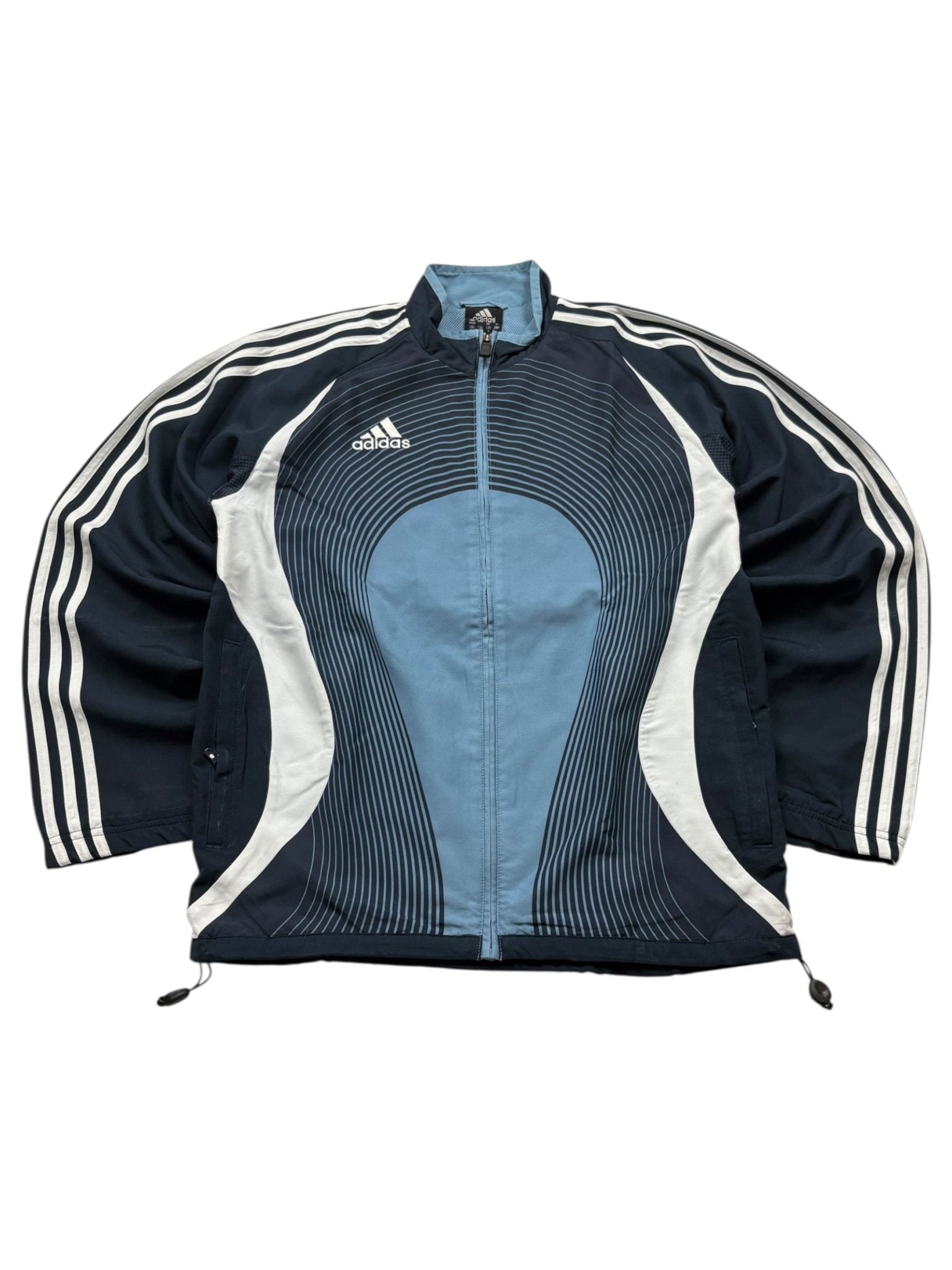 Adidas Tracksuit - Navy/Hellblau/Weiß (S) - PKeyVintage