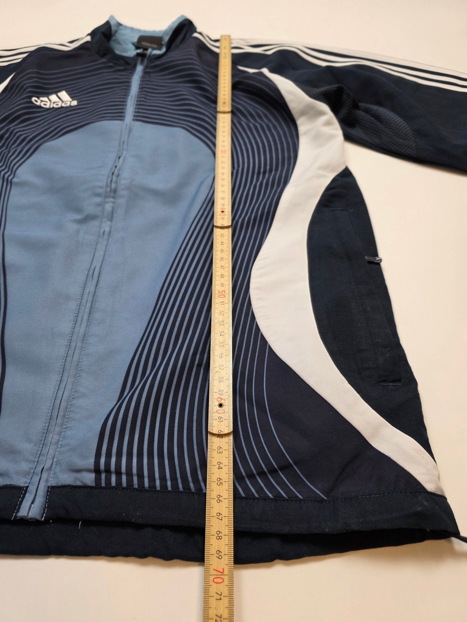 Adidas Tracksuit - Navy/Hellblau/Weiß (S) - PKeyVintage
