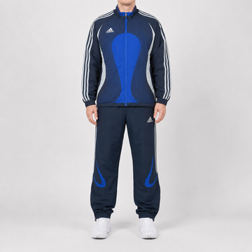 Adidas Trackauit - Schwarz/Blau (L)