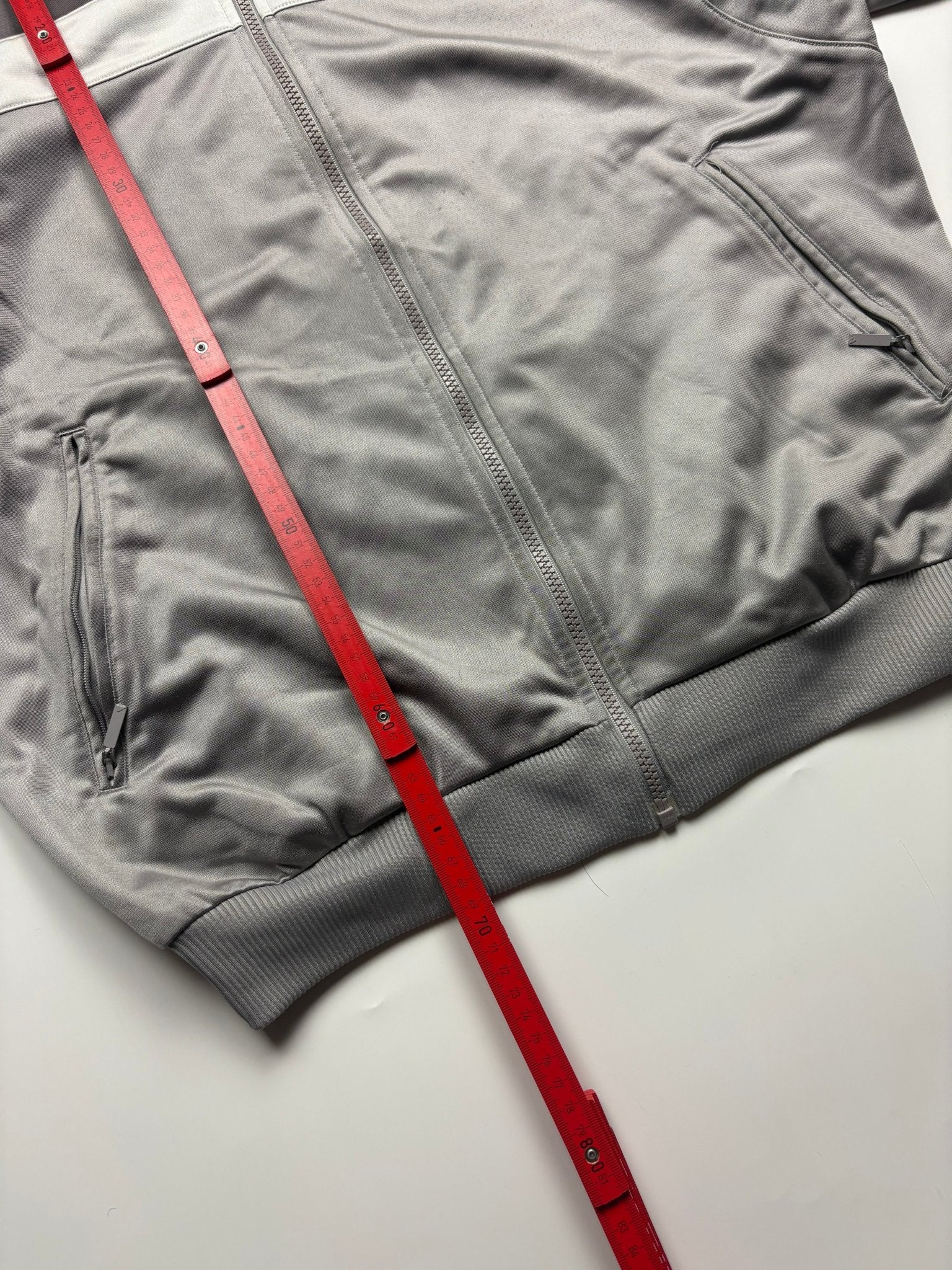 Adidas Trainingsjacke - Schwarz/Grau (M) - PKeyVintage