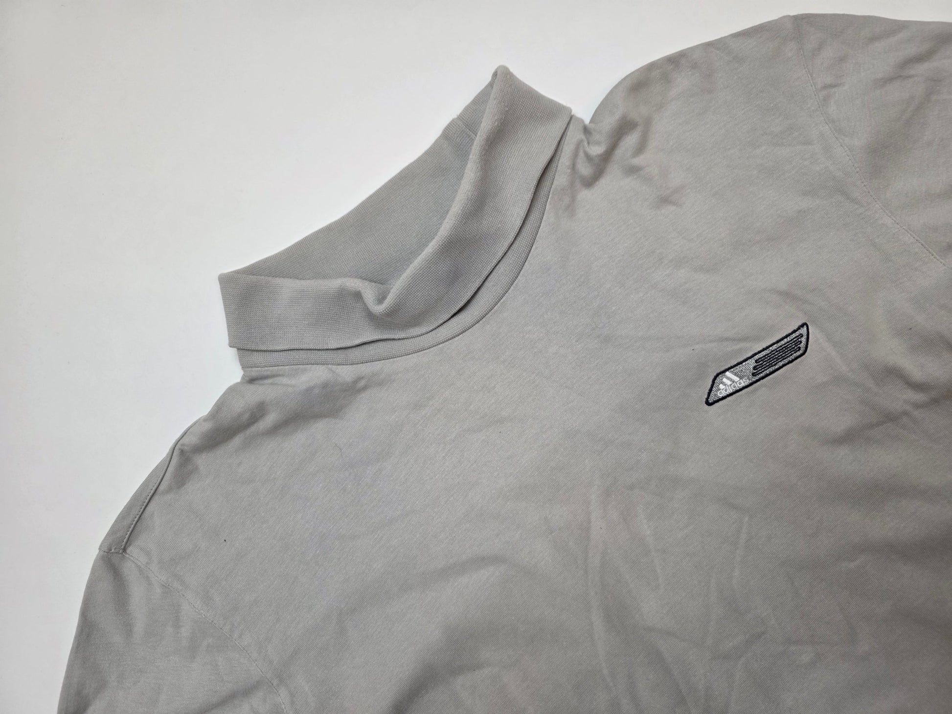Adidas Vintage Lightweight Sweater – Grau (XL) - PKeyVintage