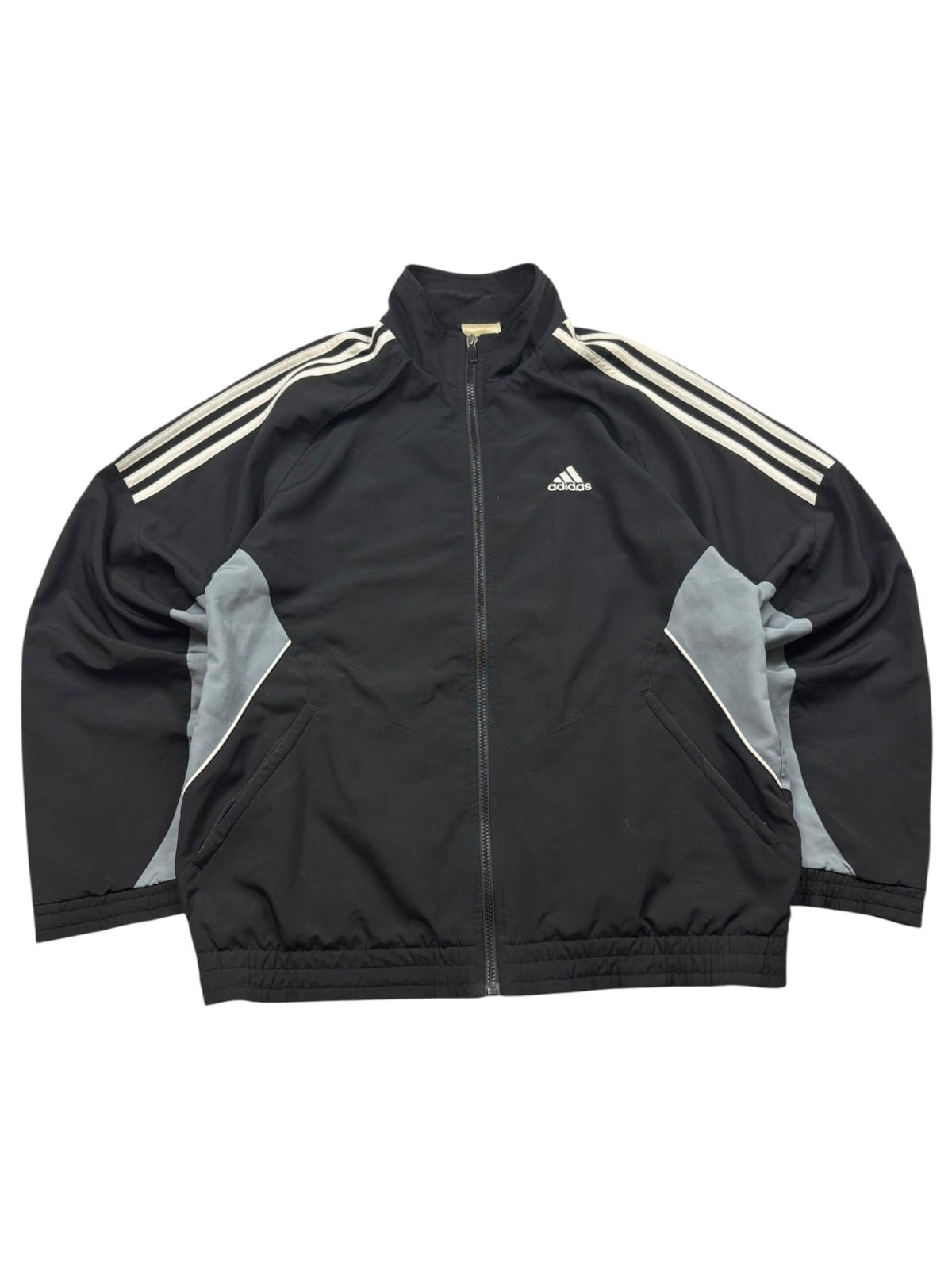 Adidas 3-Streifen Y2K Vintage Trackjacket – Schwarz/Grau