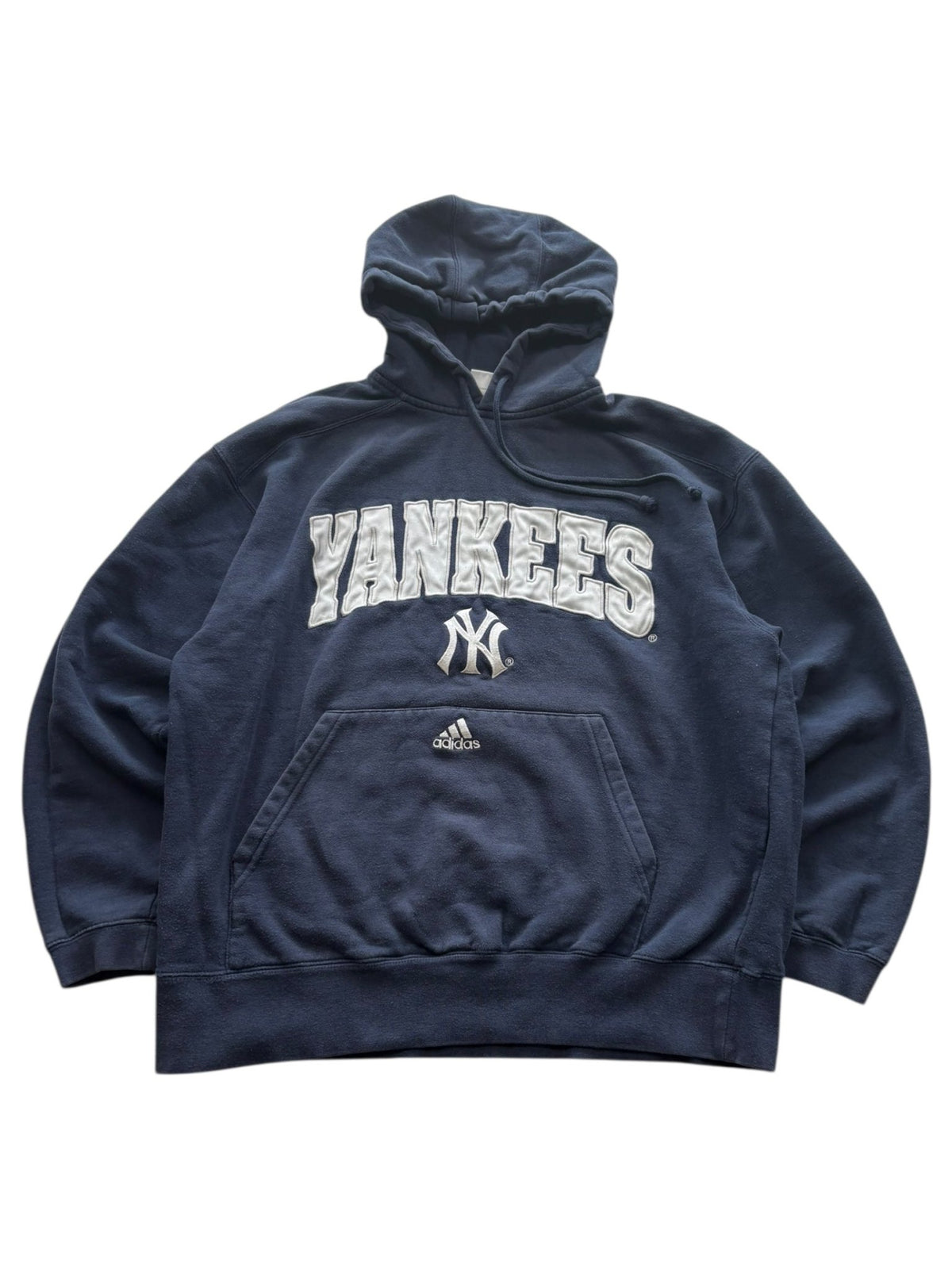 Adidas Yankees Frontprint Vintage Hoodie – Navy