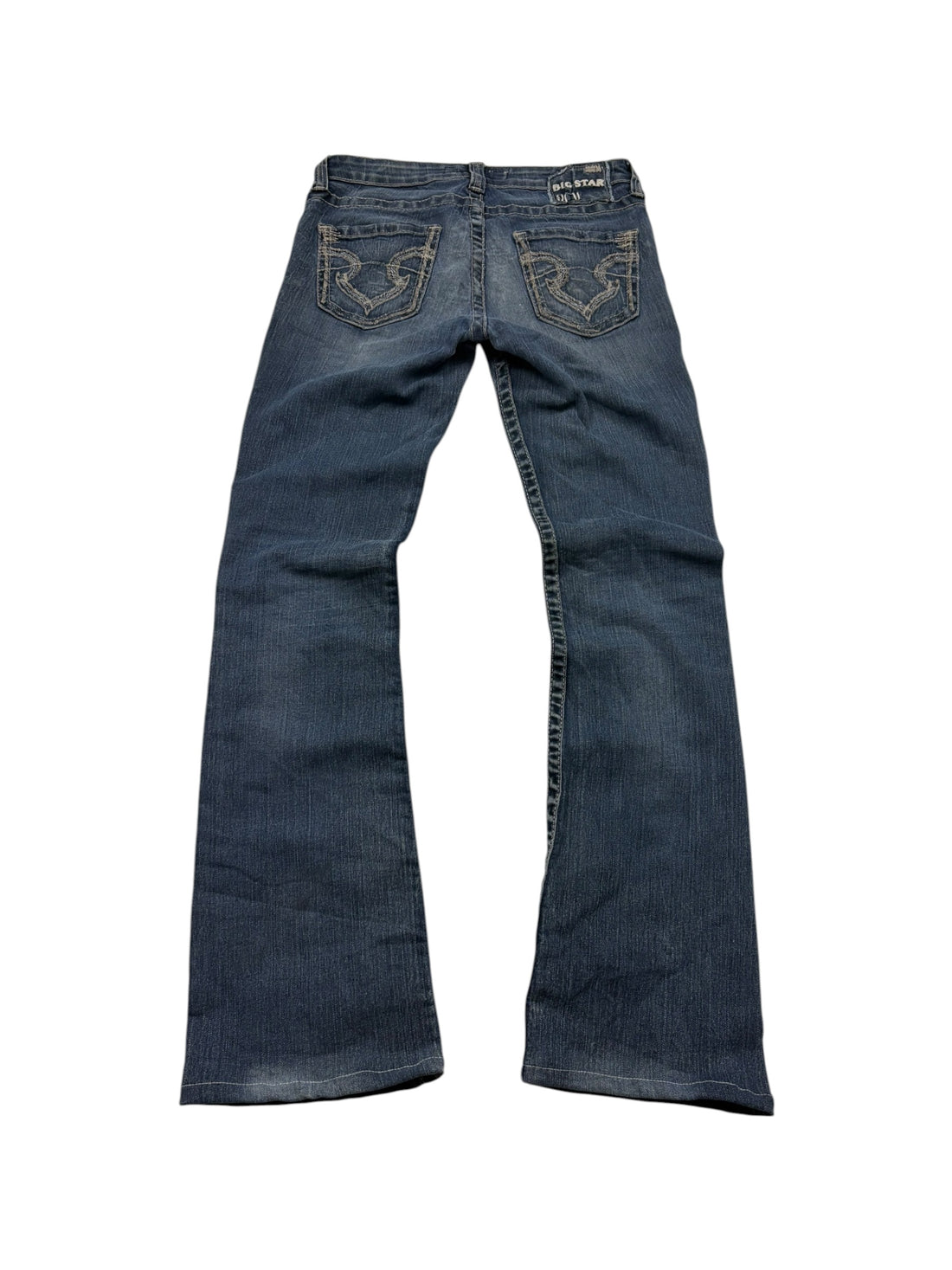 Big Star Jeans – Rückansicht mit markanter Taschenstickerei und Back-Patch