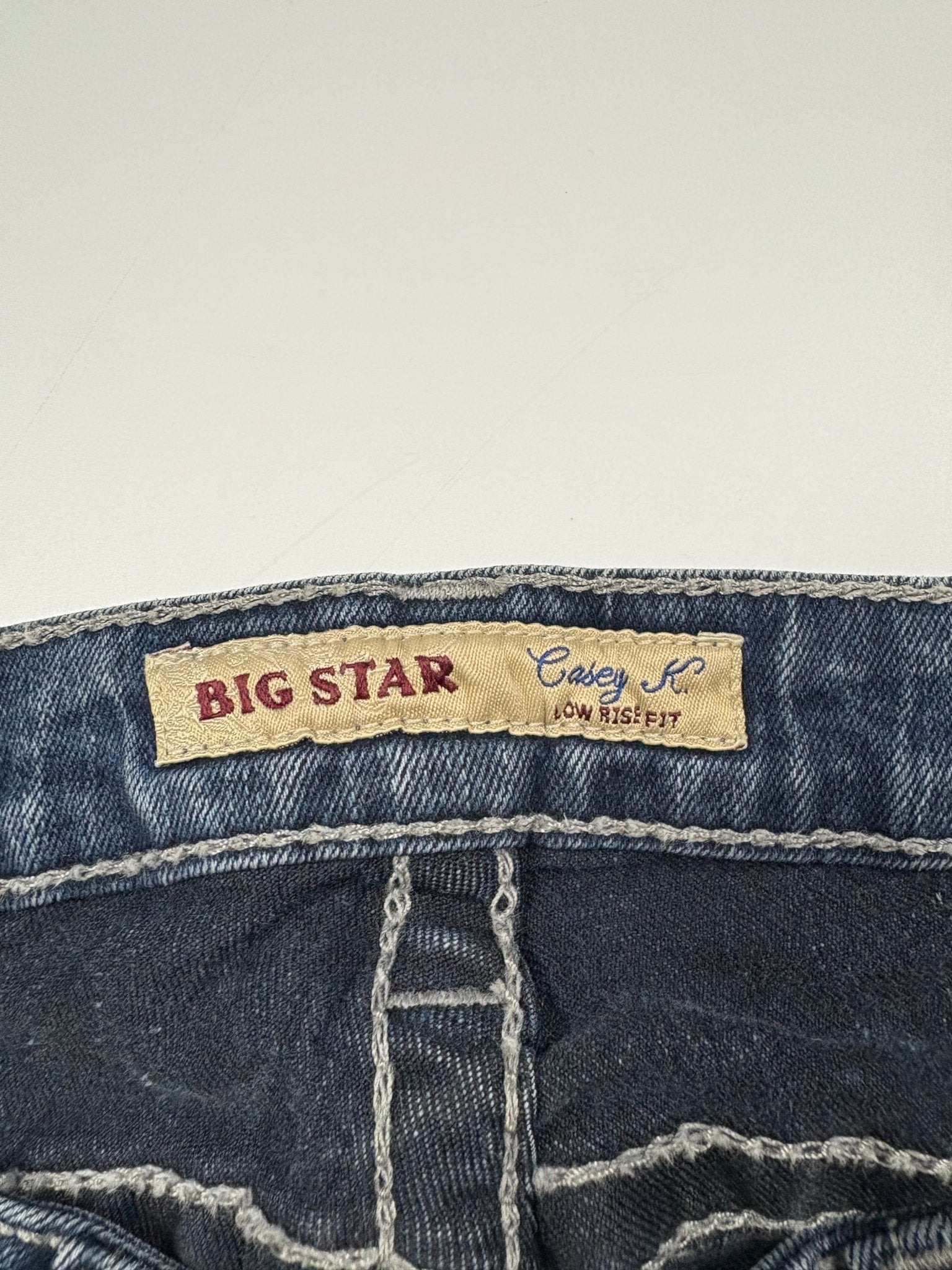 Big Star Low Rise Vintage Jeans – Blau (28) - PKeyVintage