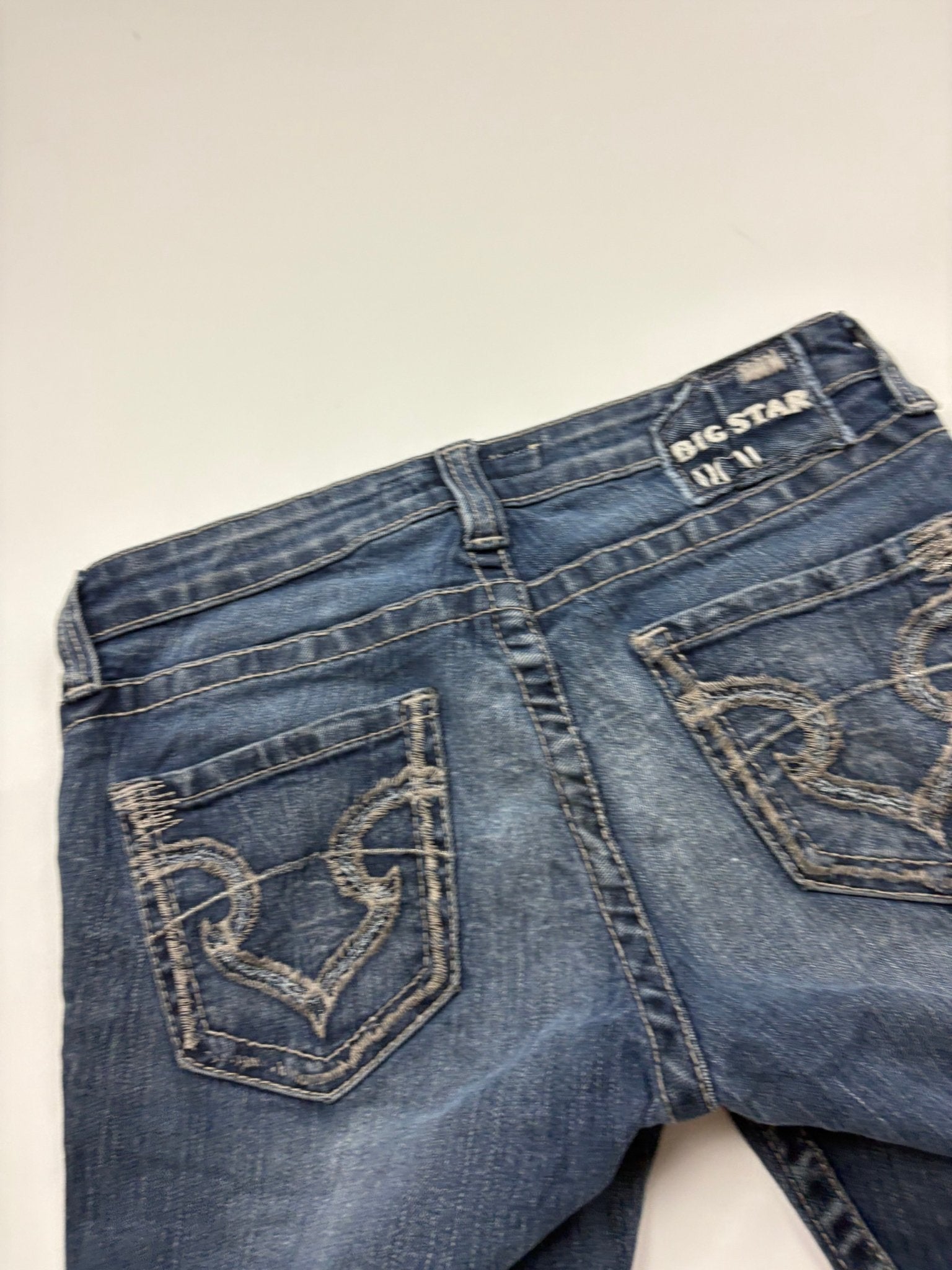 Big Star Low Rise Vintage Jeans – Blau (28) - PKeyVintage