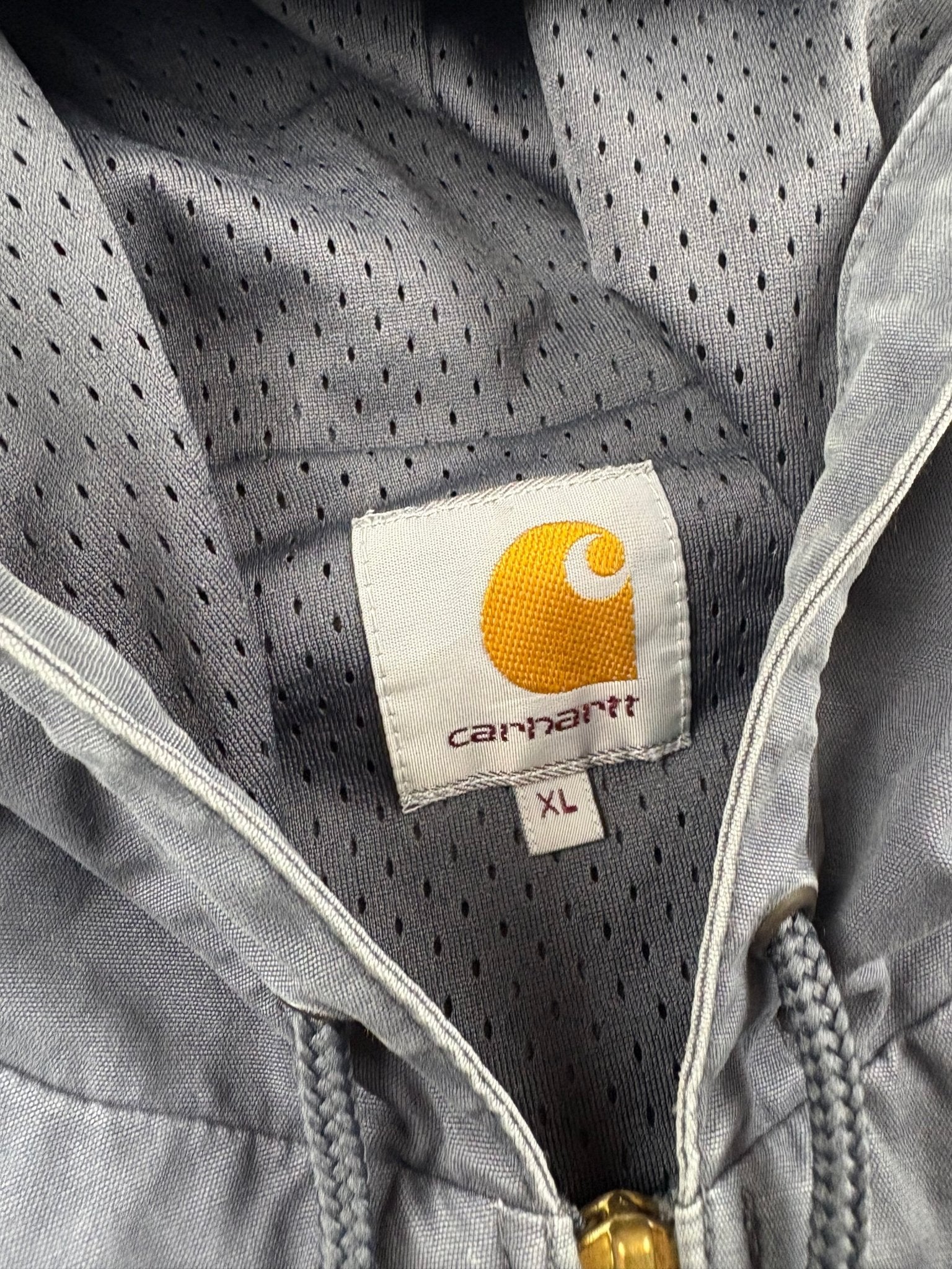Carhartt Logo Patch Vintage Jacke – Grau (XL) - PKeyVintage