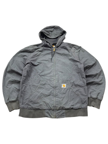 Carhartt Logo Patch Vintage Jacke – Grau (XL) - PKeyVintage
