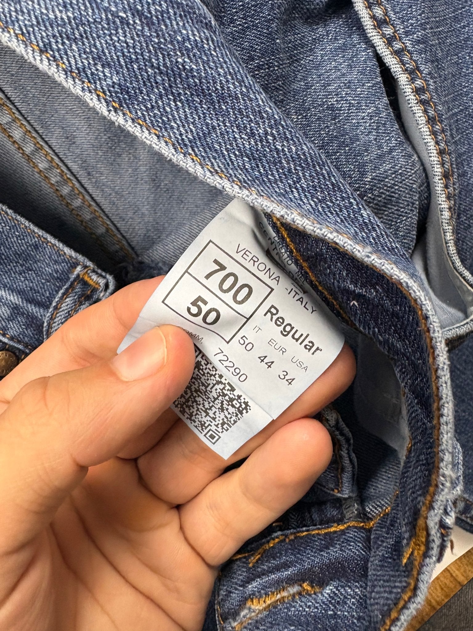 Carrera 700 Vintage Jeans – Blau (50) - PKeyVintage