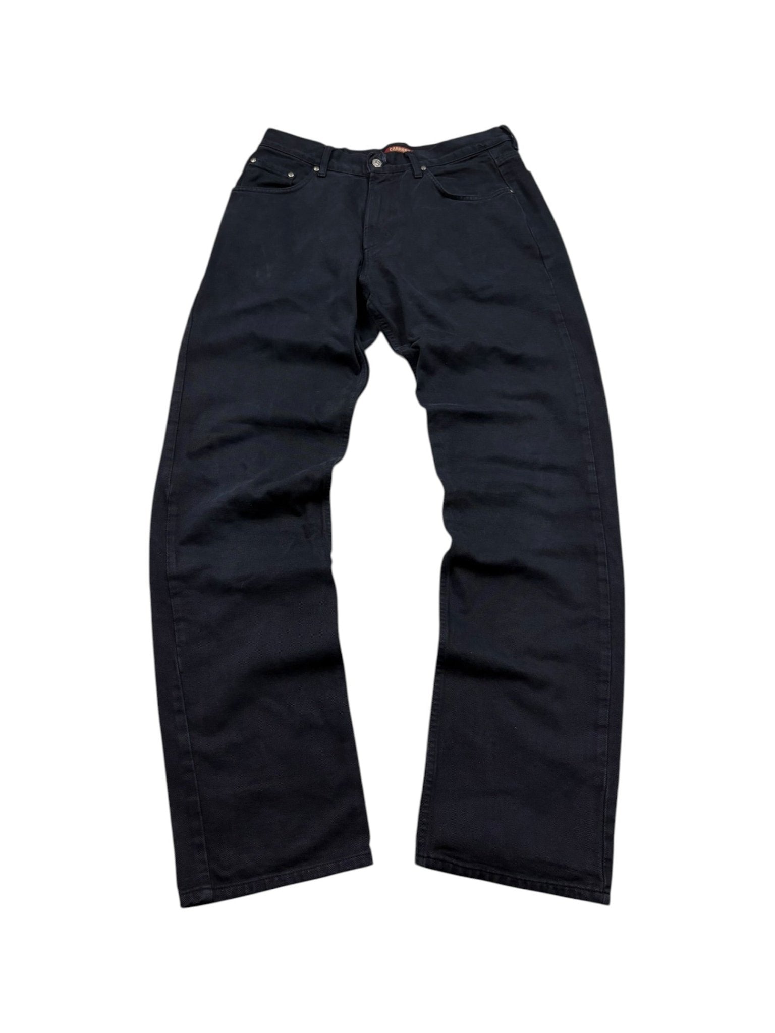 Carrera Lederpatch Vintage Jeans – Navy (50) - PKeyVintage