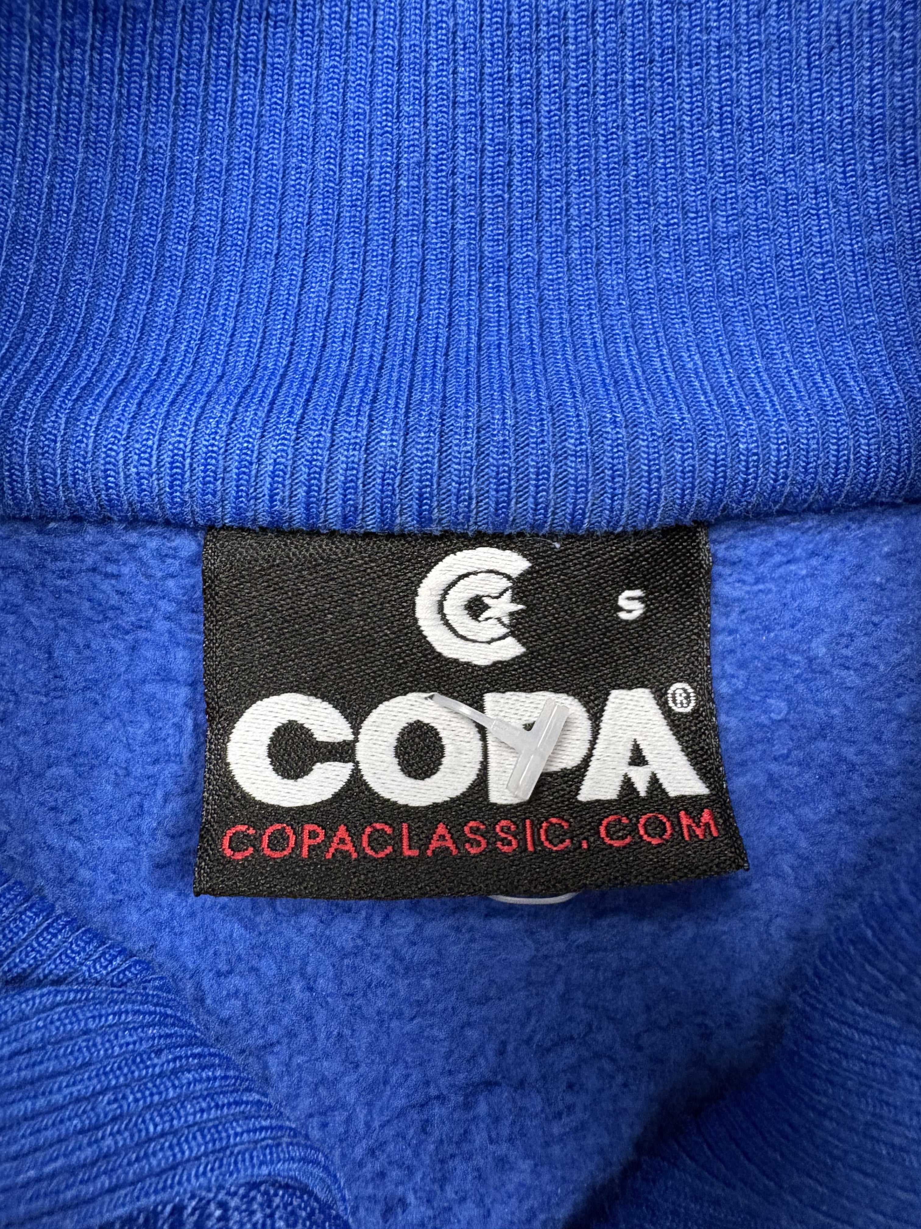COPA Marken- und Größenetikett S der Italia Vintage Trackjacket Blau