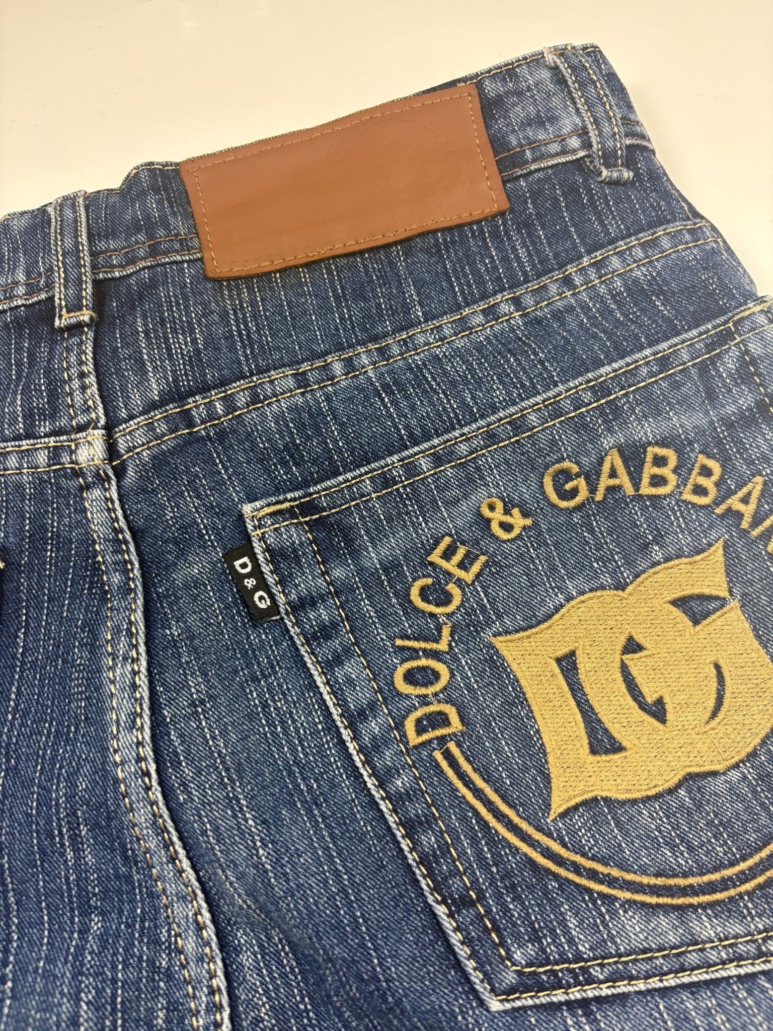 Dolce & Gabbana DG - Pocket Y2K Vintage Baggy Jeans – Blau (32) - PKeyVintage