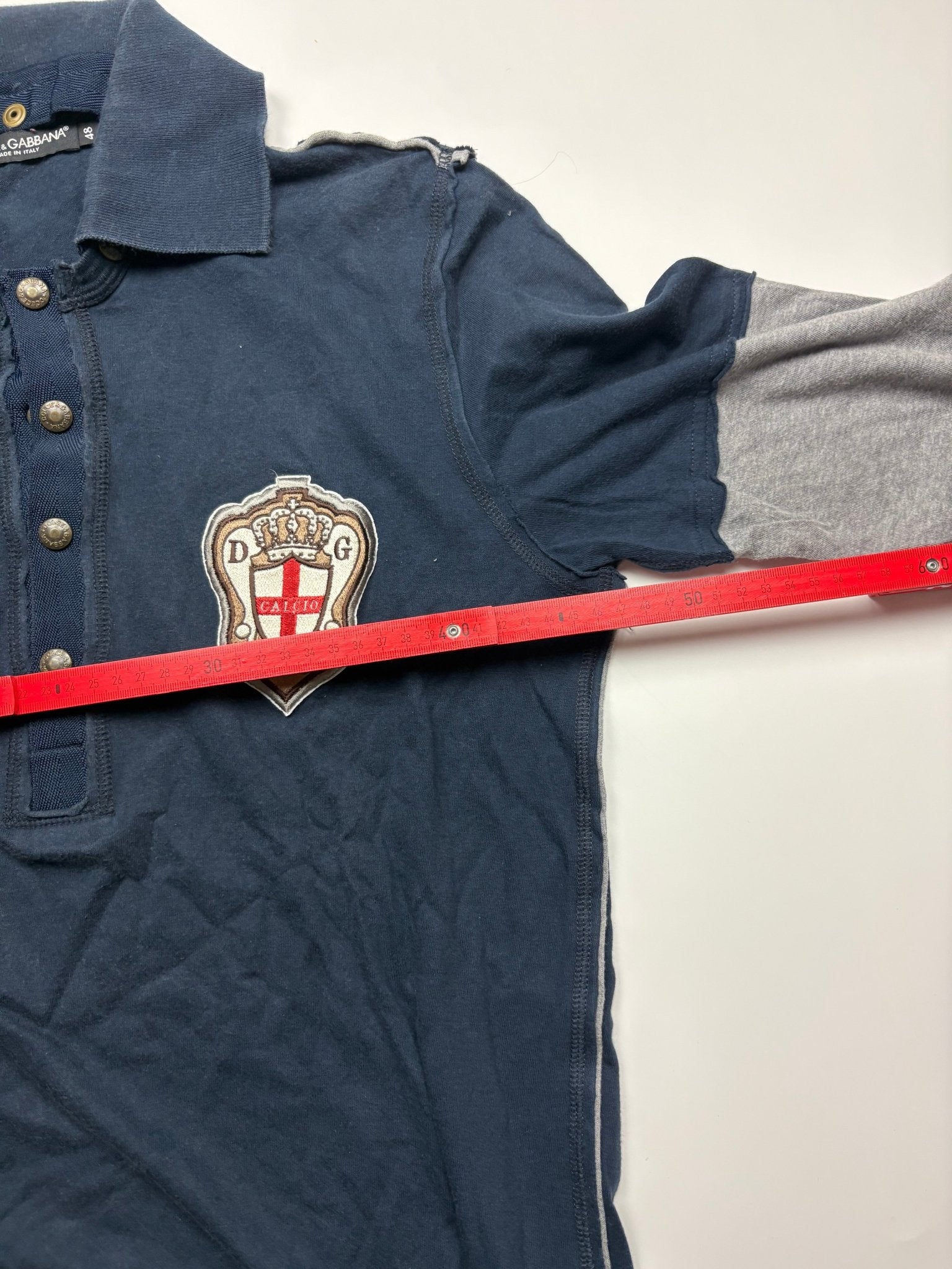 Dolce & Gabbana Poloshirt - Navy/Grau (M) - PKeyVintage