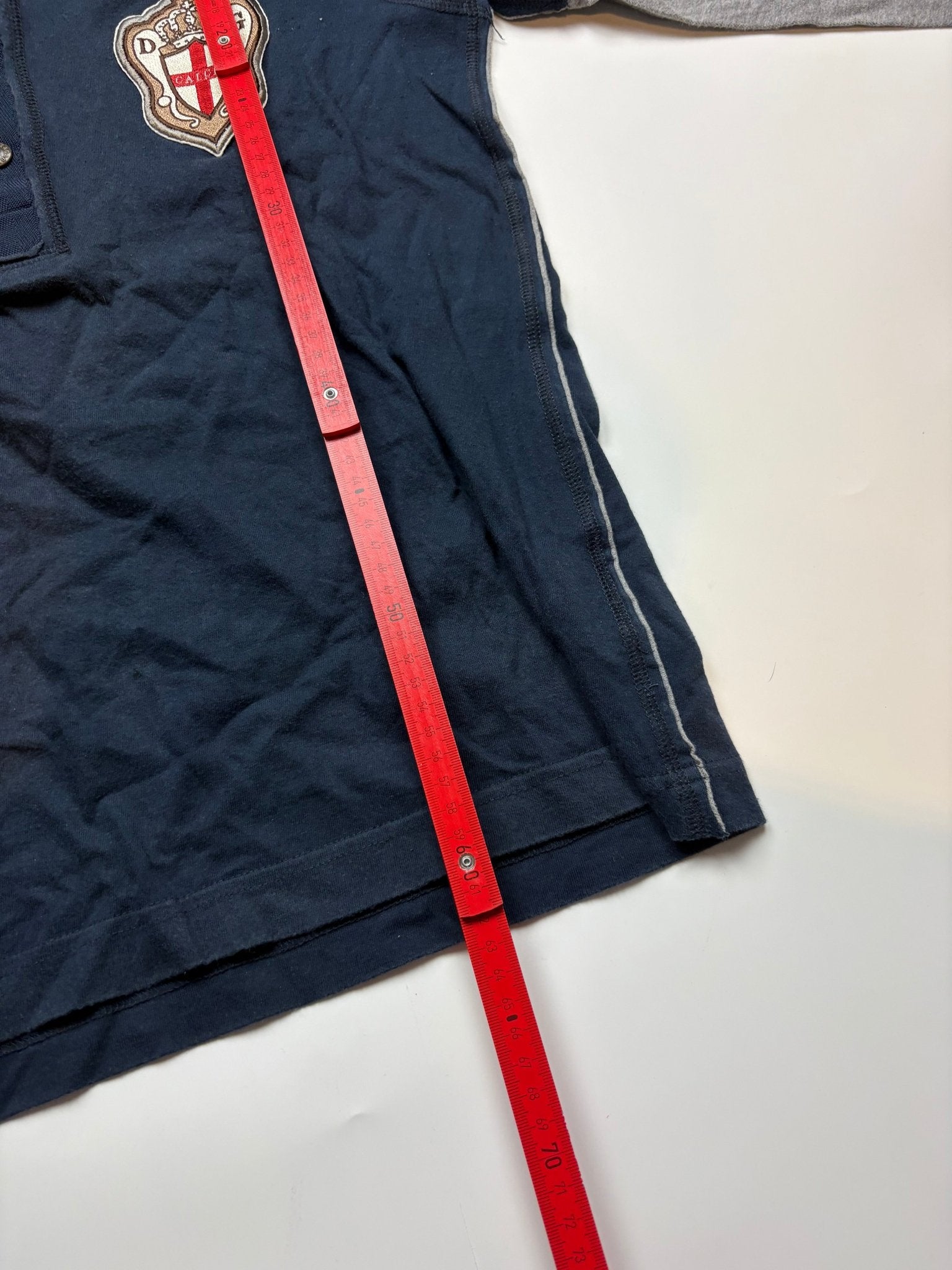 Dolce & Gabbana Poloshirt - Navy/Grau (M) - PKeyVintage