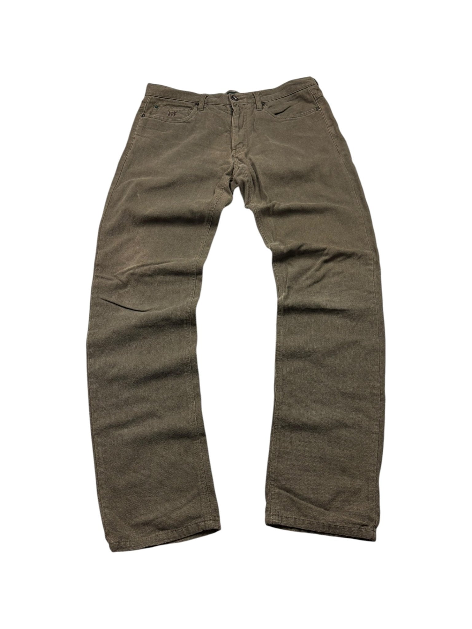 Henry Cotton's Logo Patch Vintage Chino – Taupe (34) - PKeyVintage