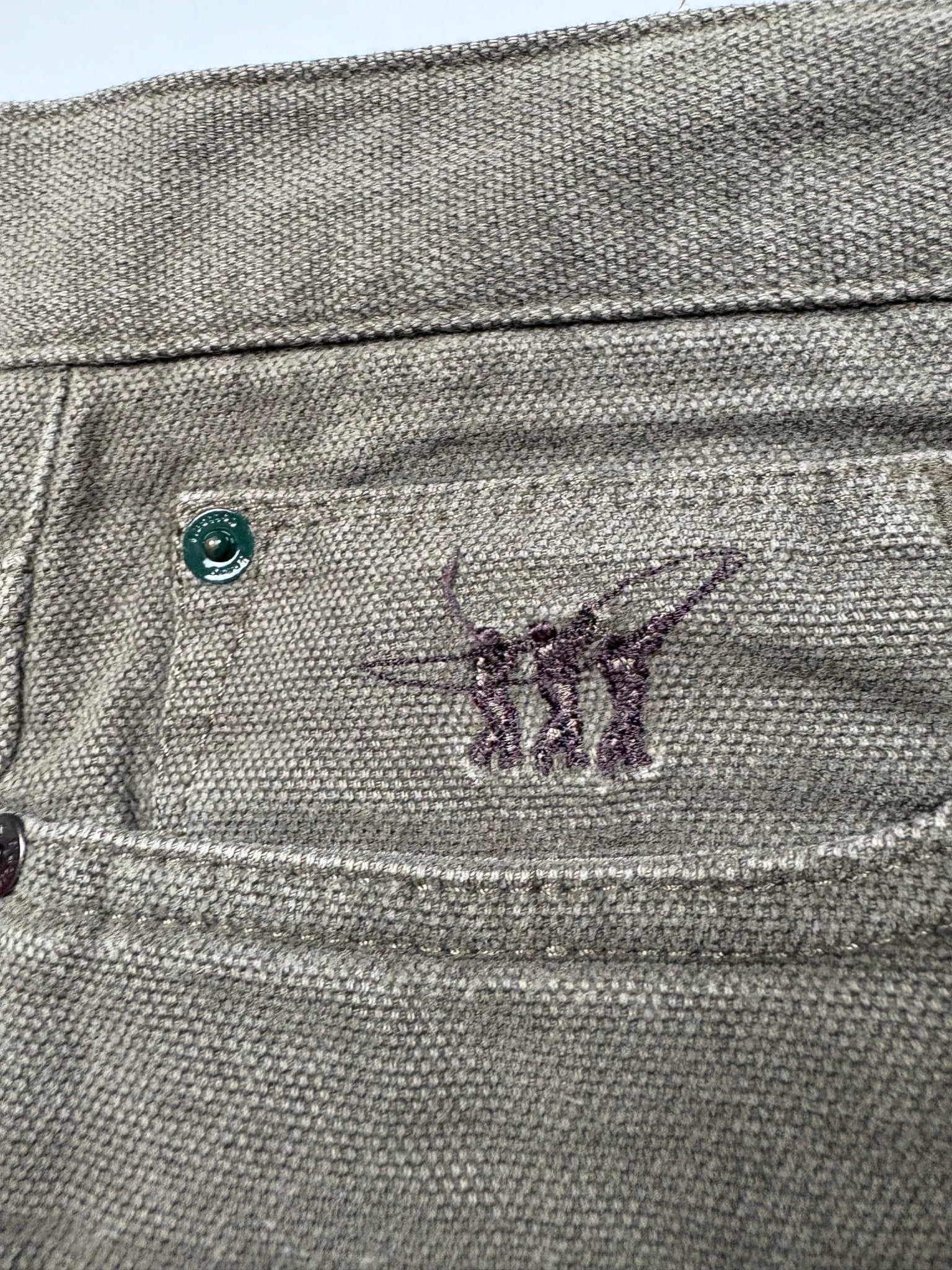 Henry Cotton's Logo Patch Vintage Chino – Taupe (34) - PKeyVintage
