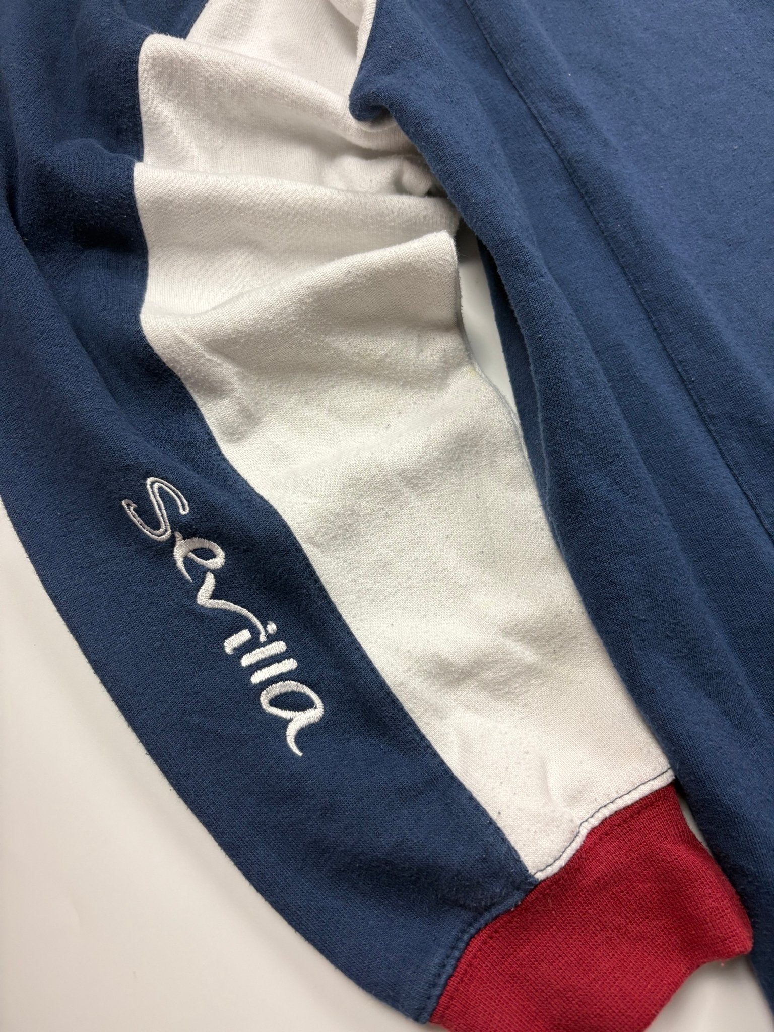 Joma FC Sevilla Crest Vintage Sweater – Navy/Weiß/Rot (XL) - PKeyVintage