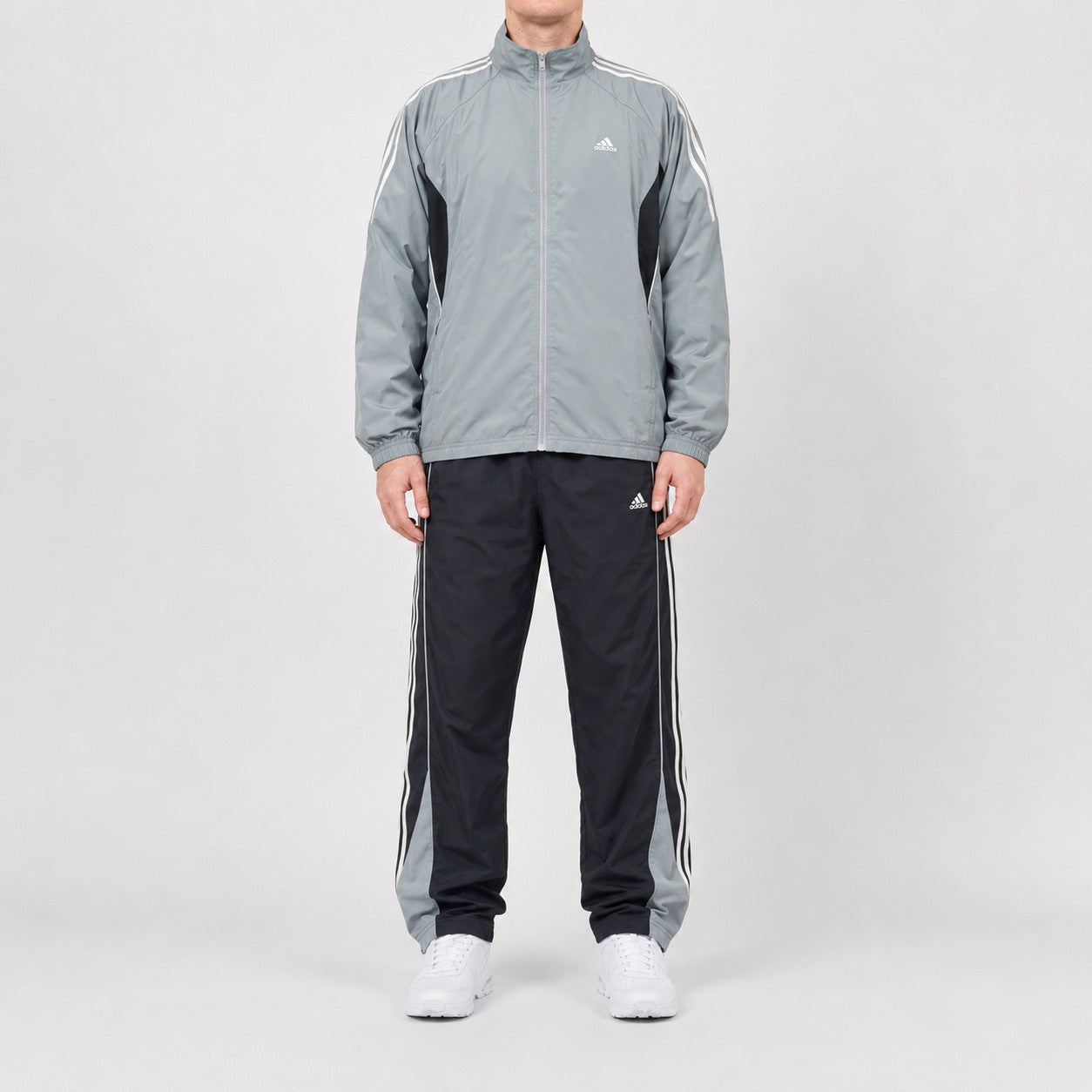 Adidas 2000 Tracksuit - Grau/Schwarz (XL)