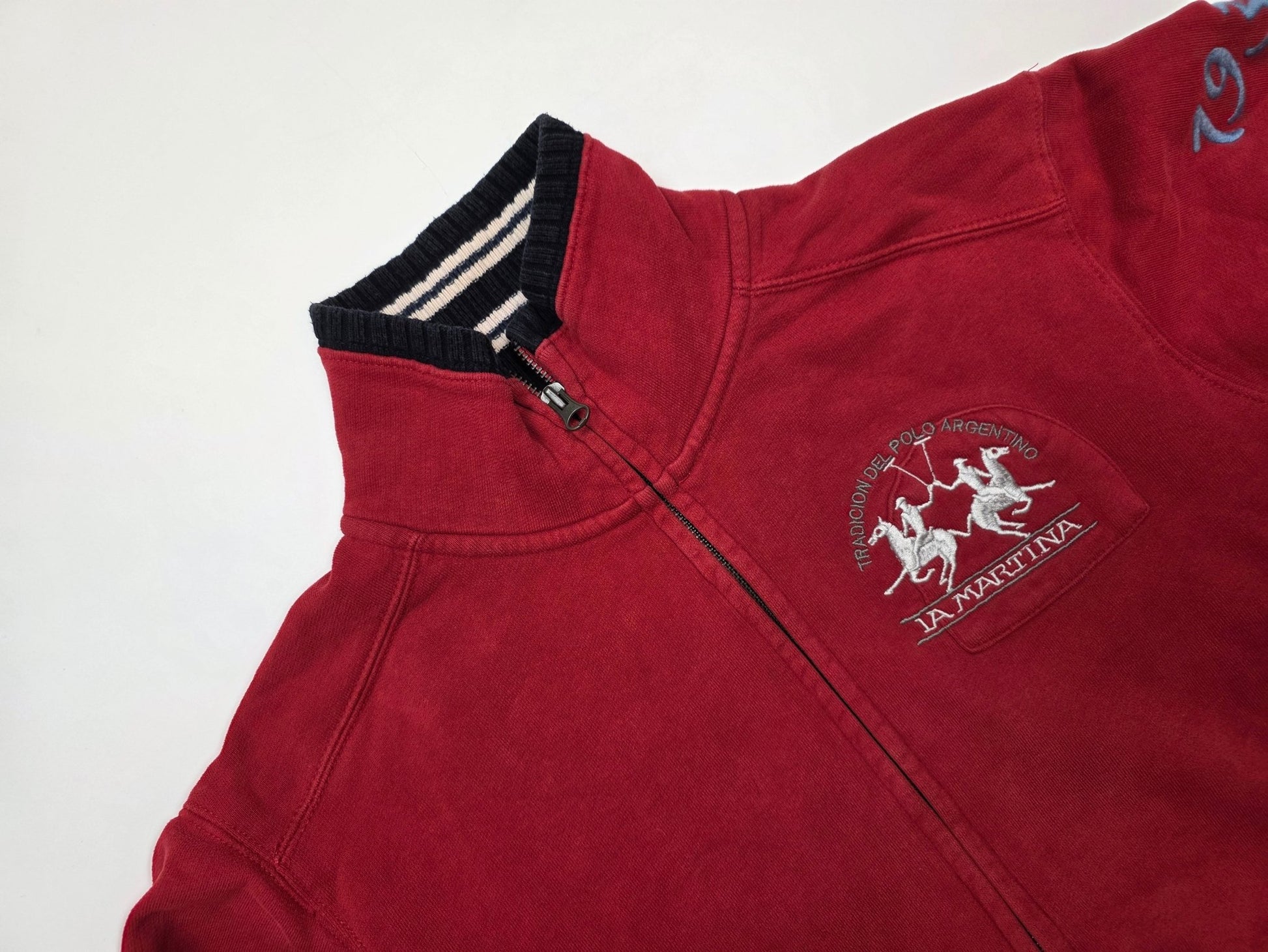 La Martina Strickjacke - Rot (M) - PKeyVintage