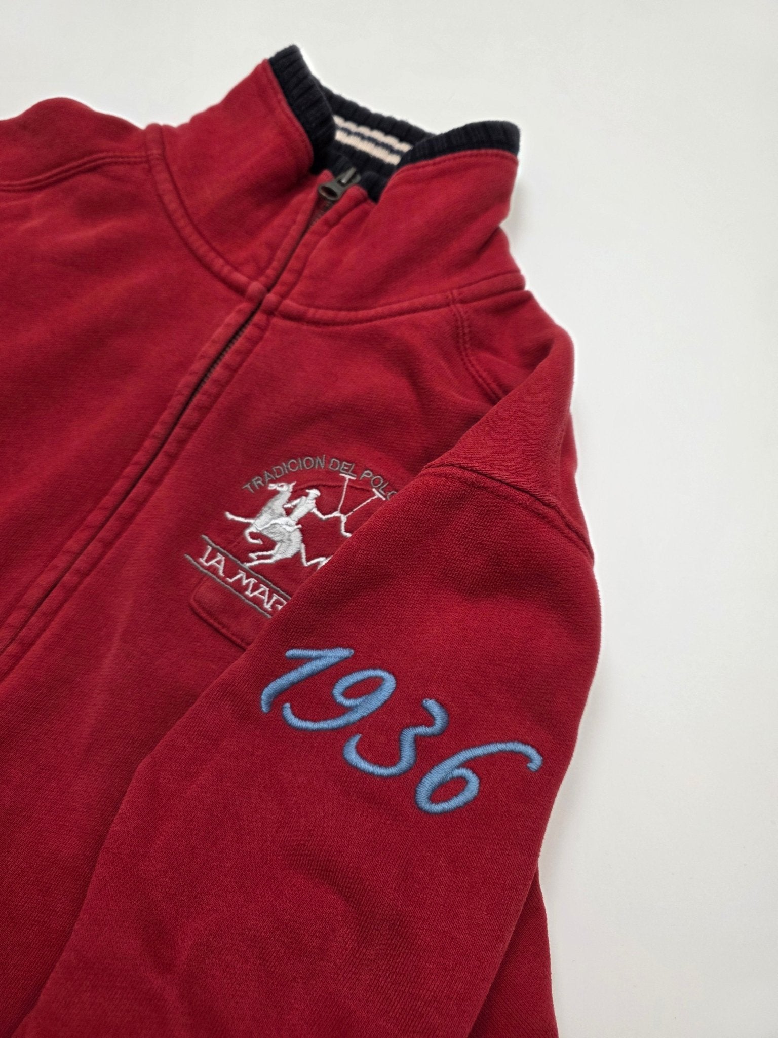 La Martina Strickjacke - Rot (M) - PKeyVintage