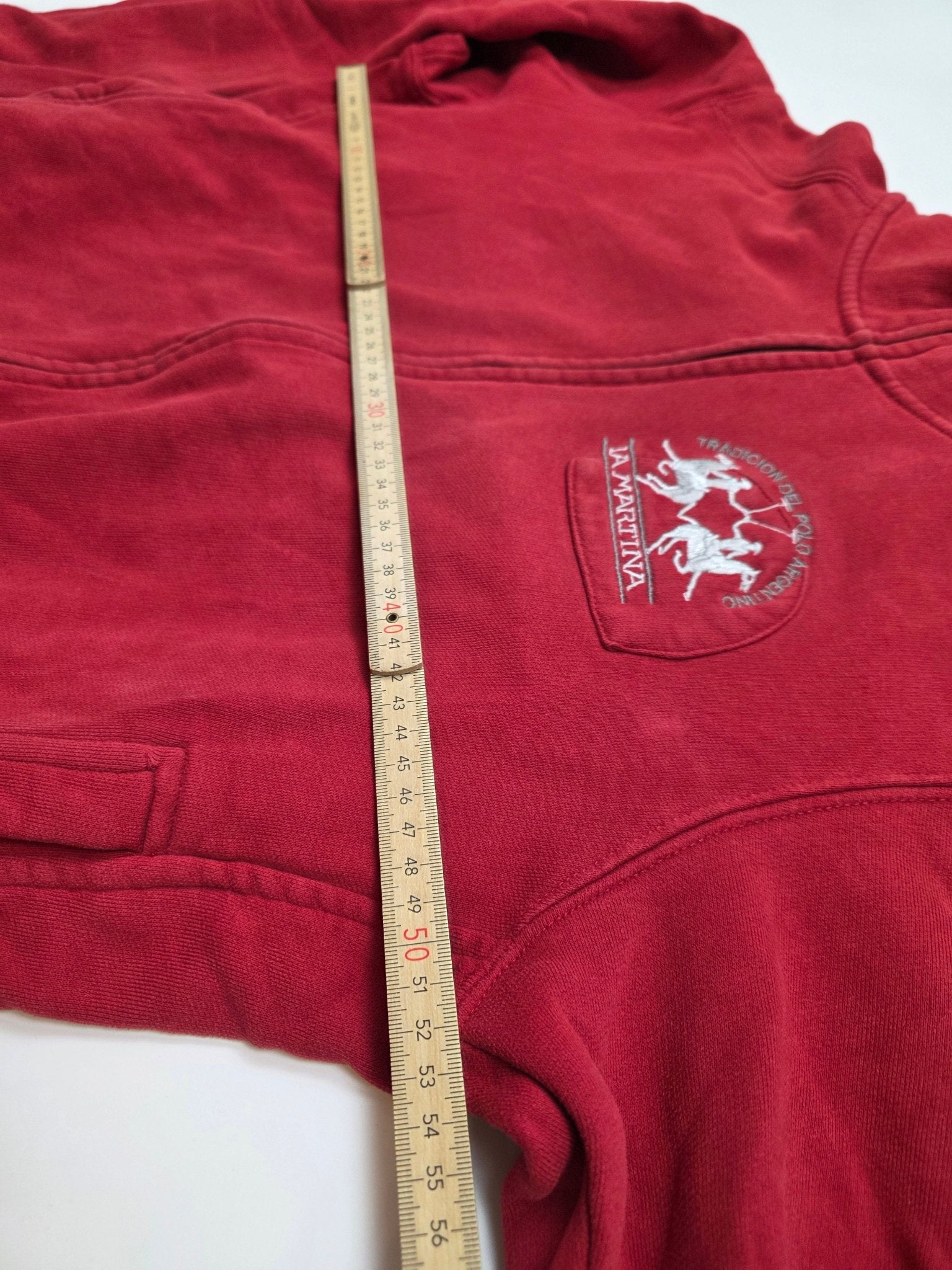 La Martina Strickjacke - Rot (M) - PKeyVintage