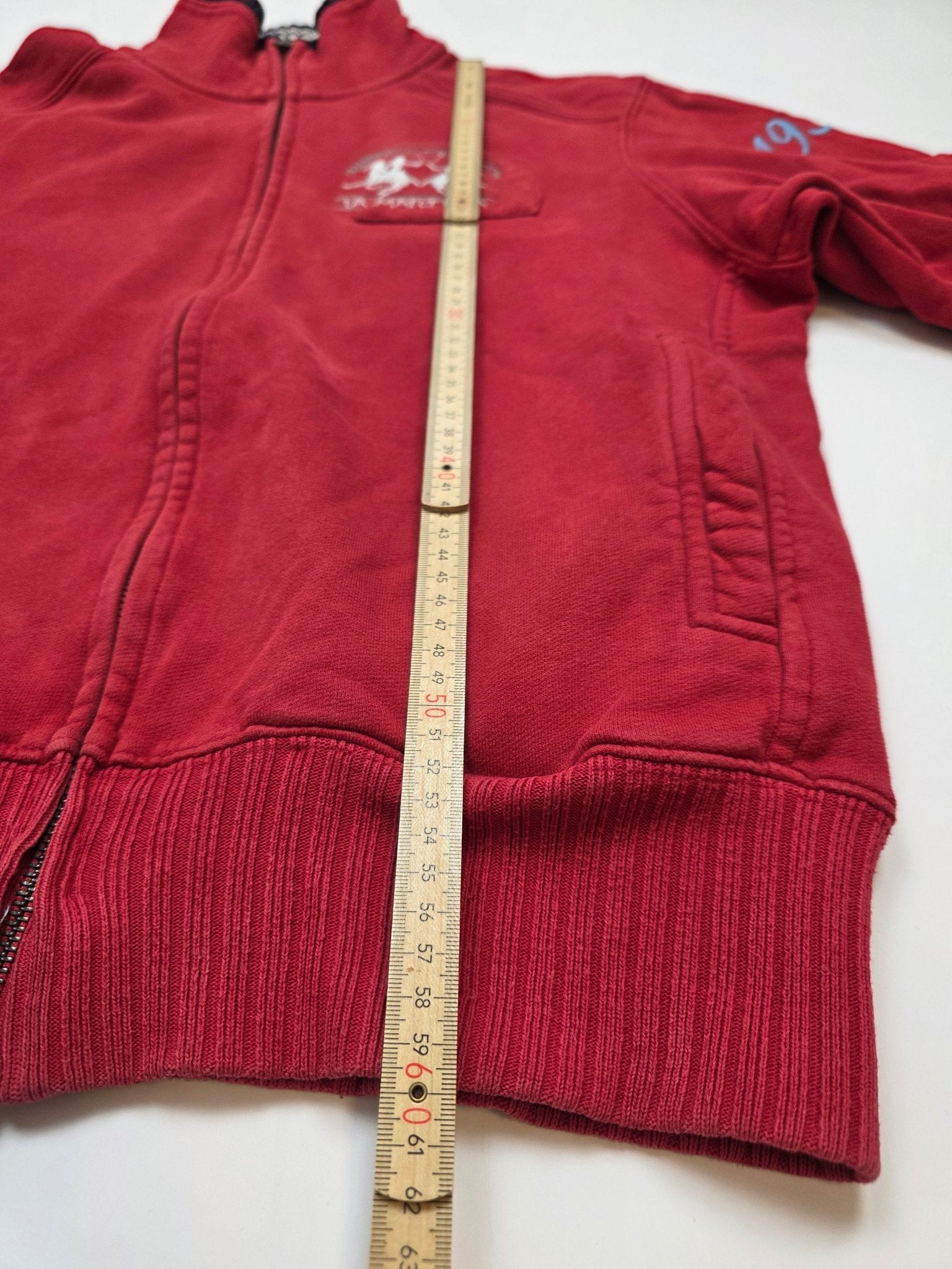 La Martina Strickjacke - Rot (M) - PKeyVintage