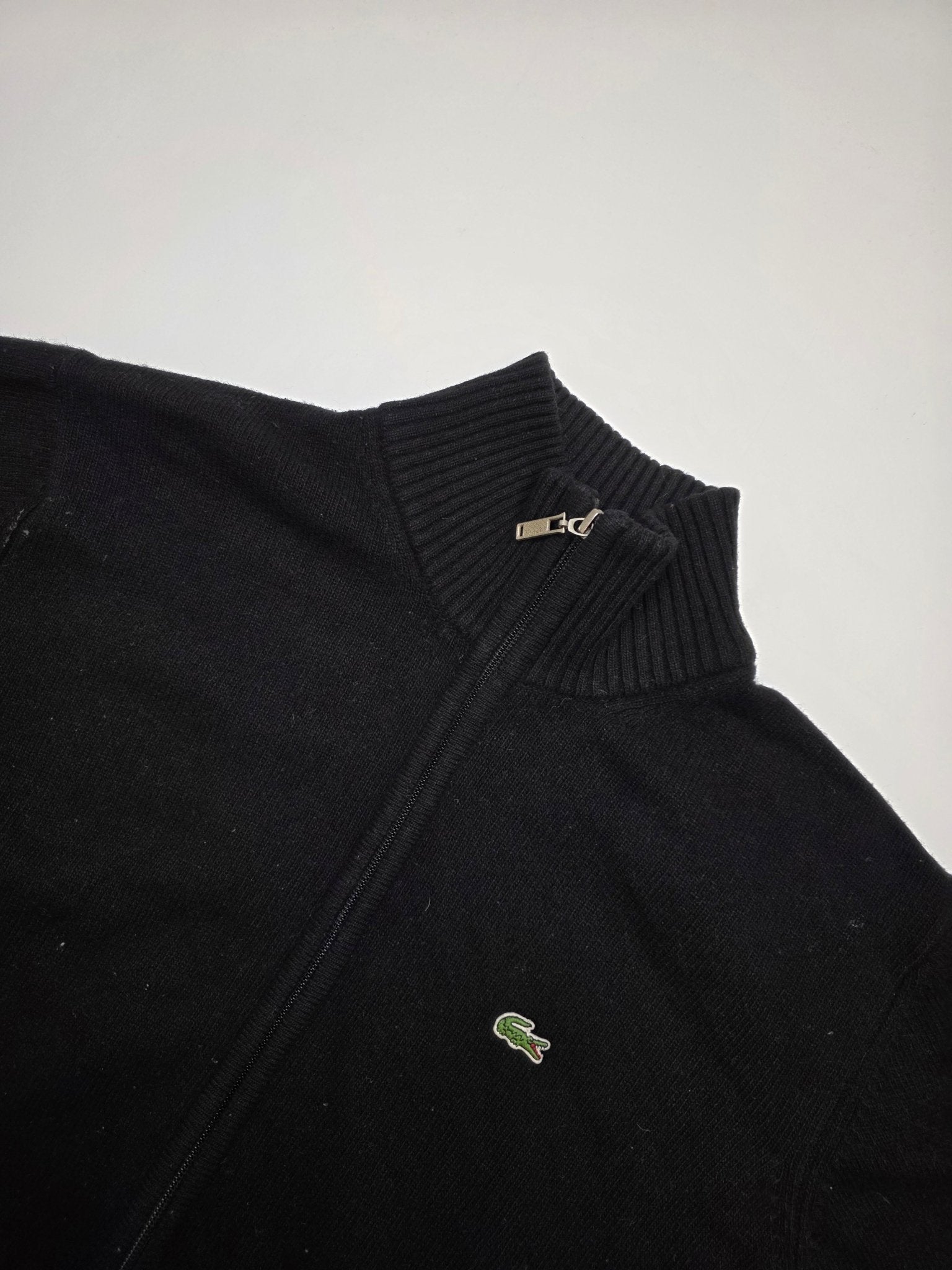 Lacoste Strickjacke - Schwarz (L) - PKeyVintage